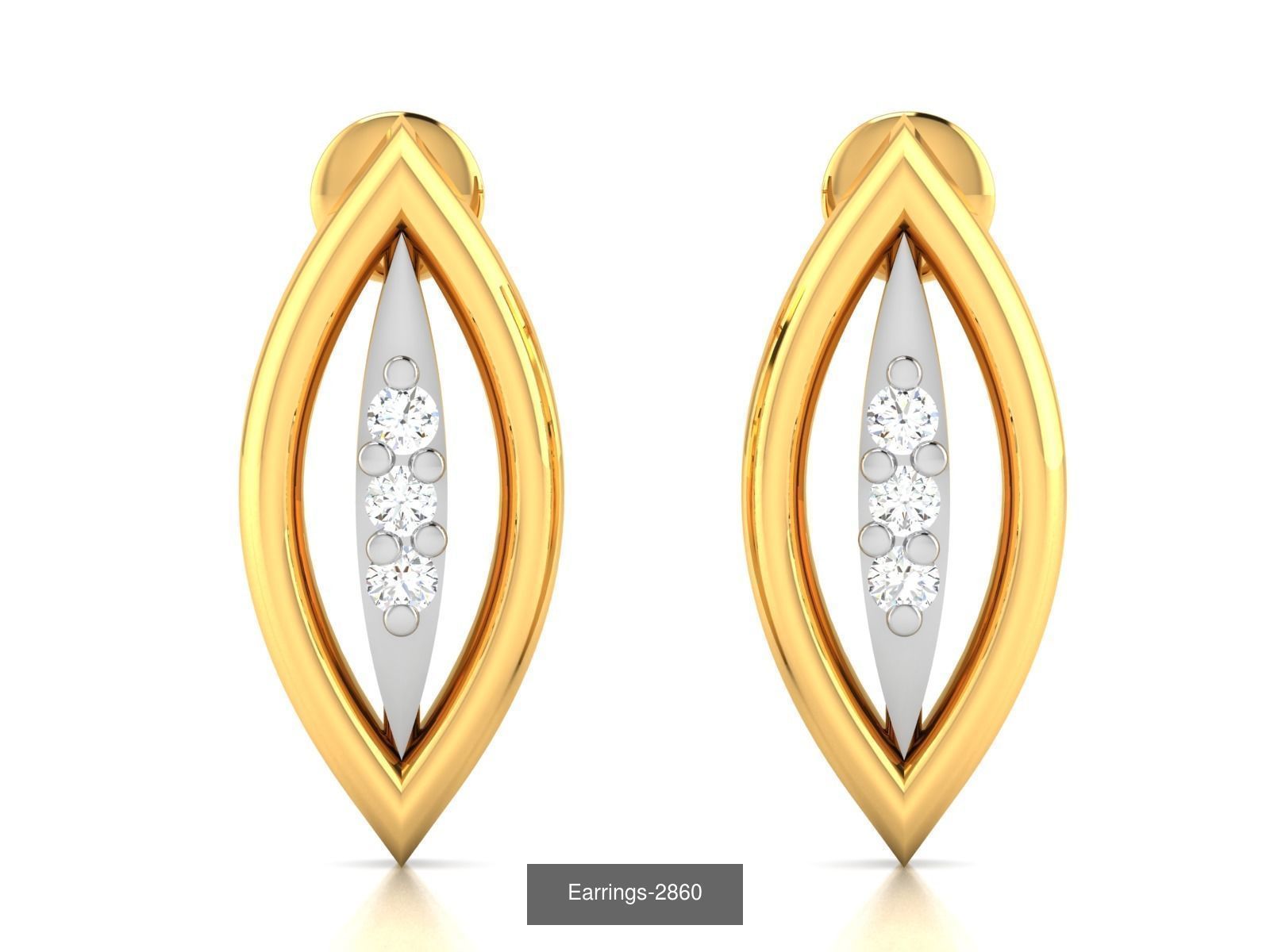 97 LIGHT WT EARRINGS 3D Model Collection_33