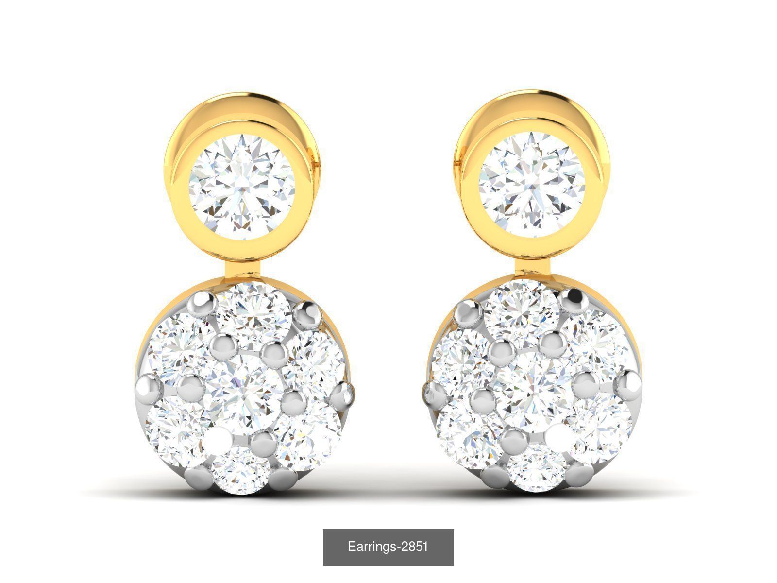 97 LIGHT WT EARRINGS 3D Model Collection_41
