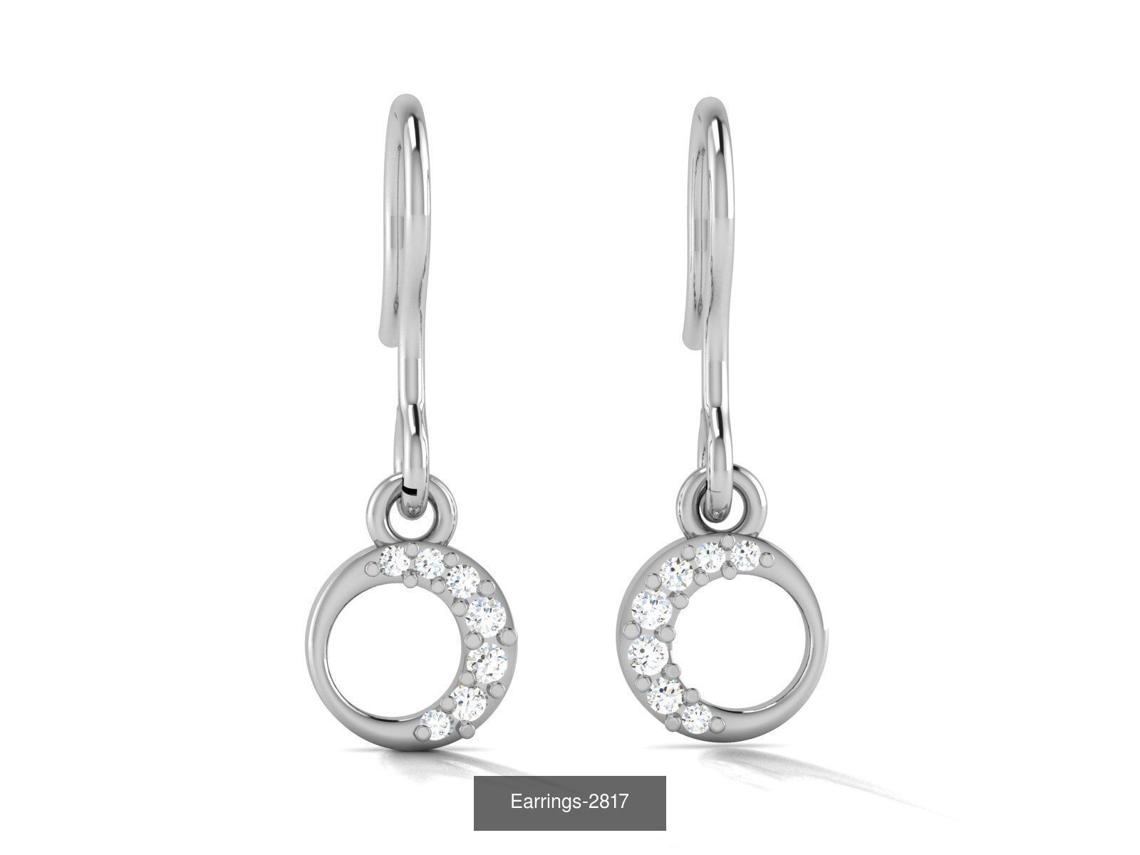 97 LIGHT WT EARRINGS 3D Model Collection_64