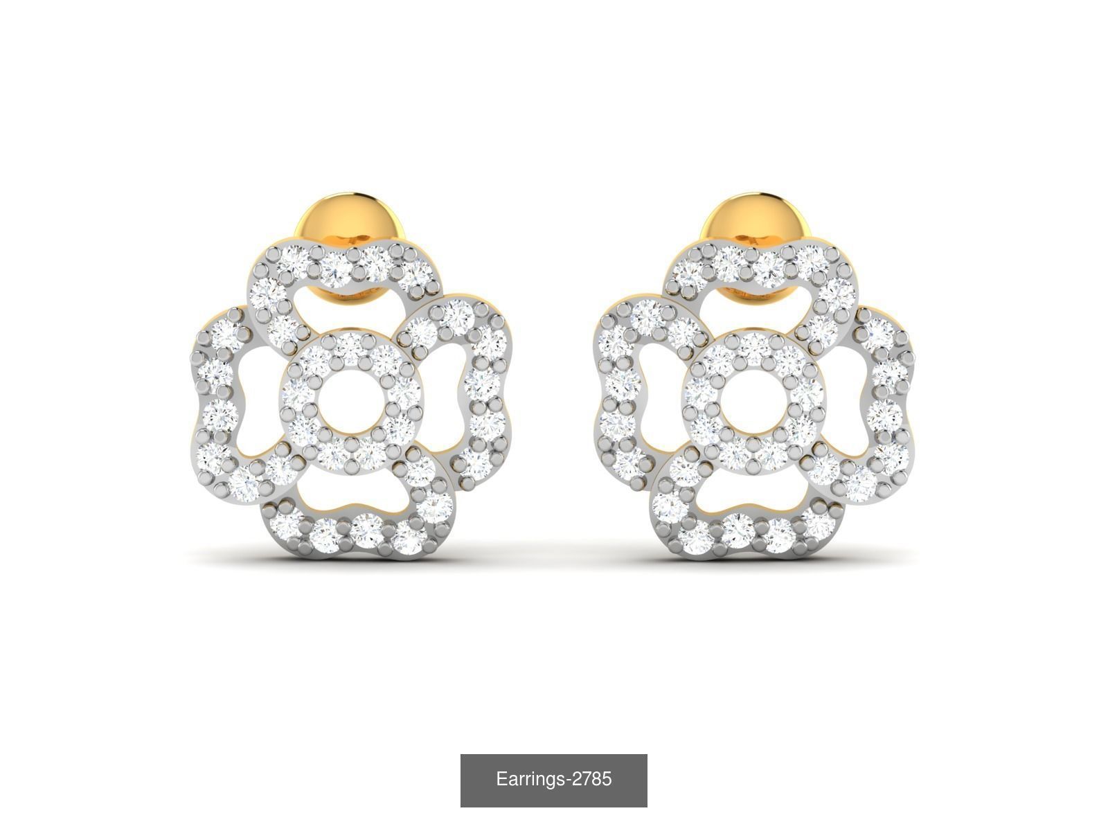 97 LIGHT WT EARRINGS 3D Model Collection_85