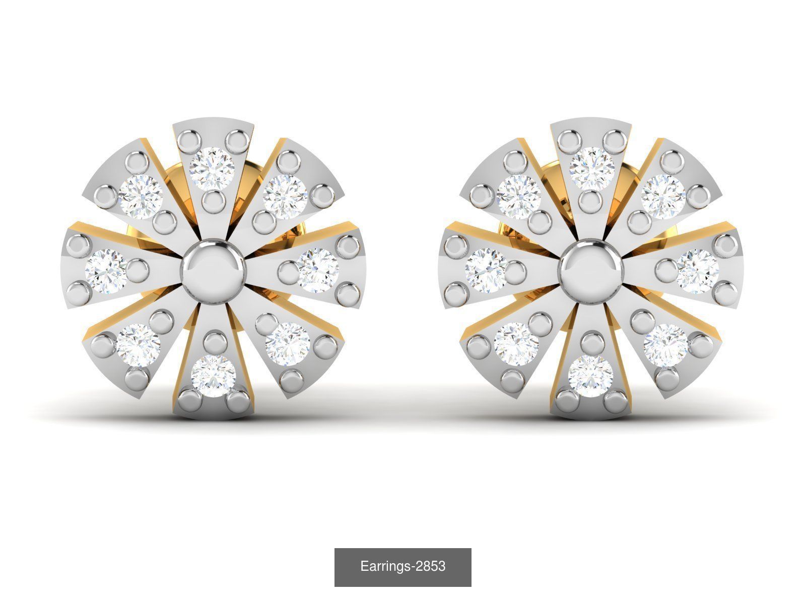 97 LIGHT WT EARRINGS 3D Model Collection_39