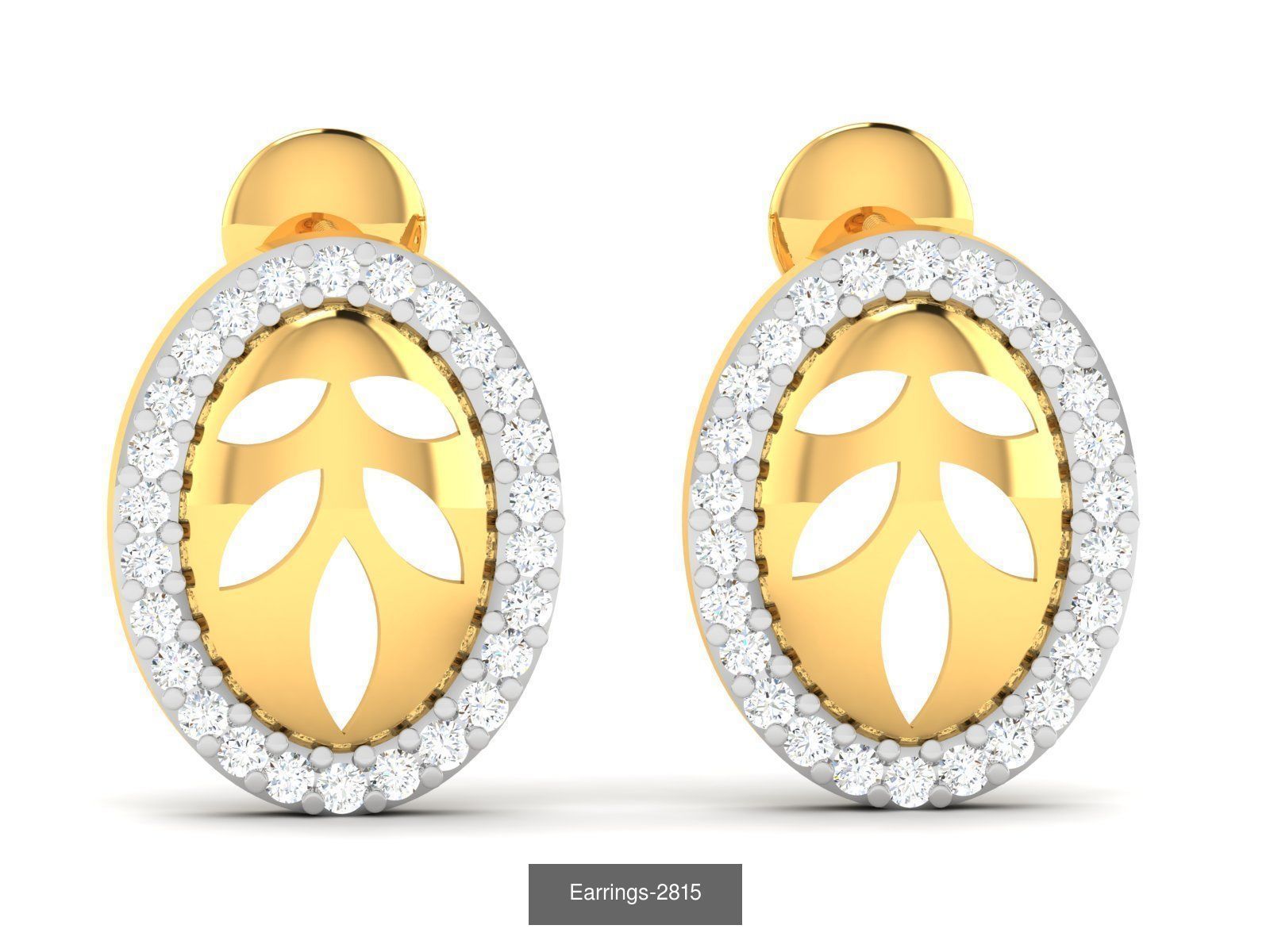 97 LIGHT WT EARRINGS 3D Model Collection_66