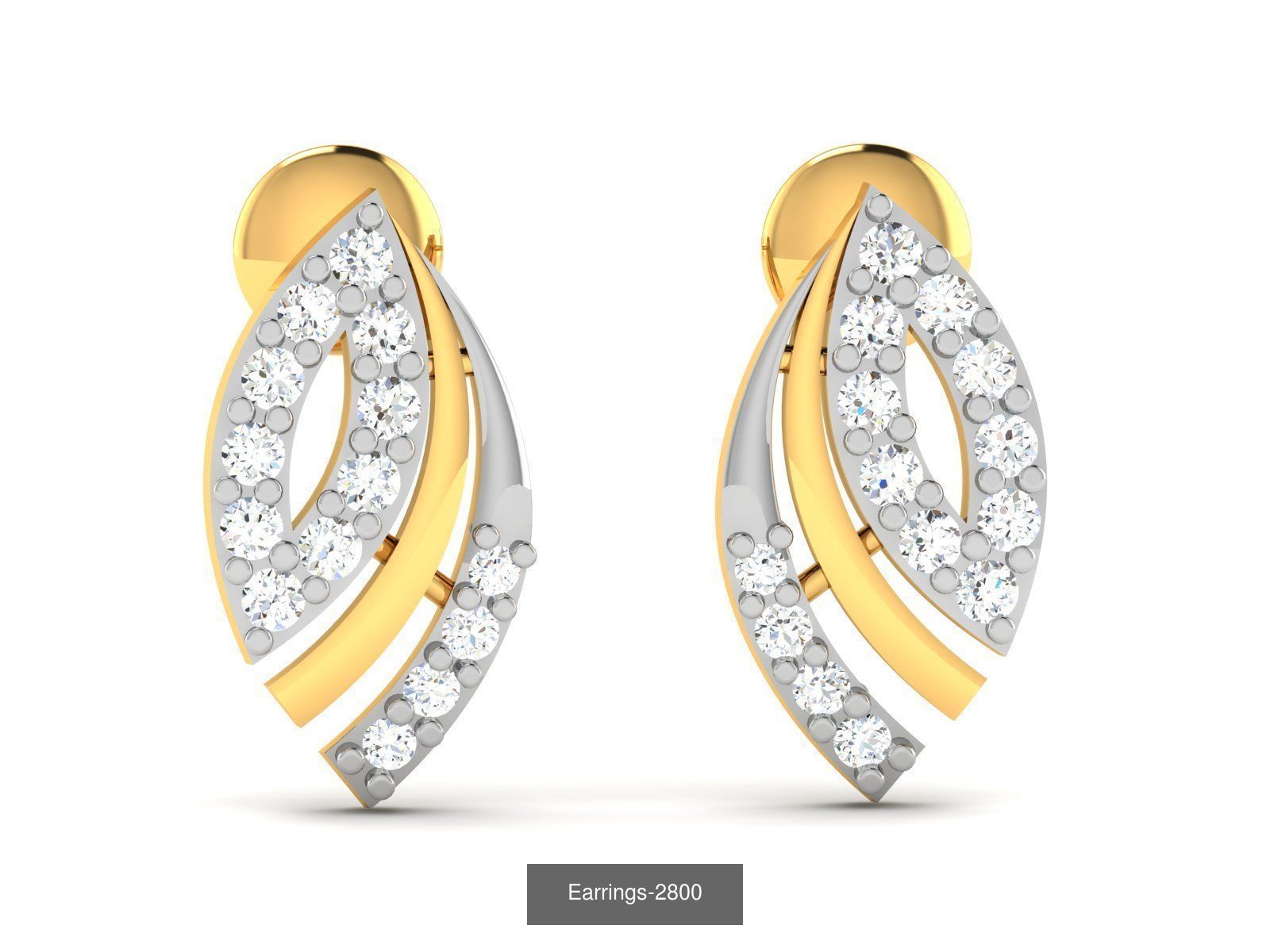 97 LIGHT WT EARRINGS 3D Model Collection_77