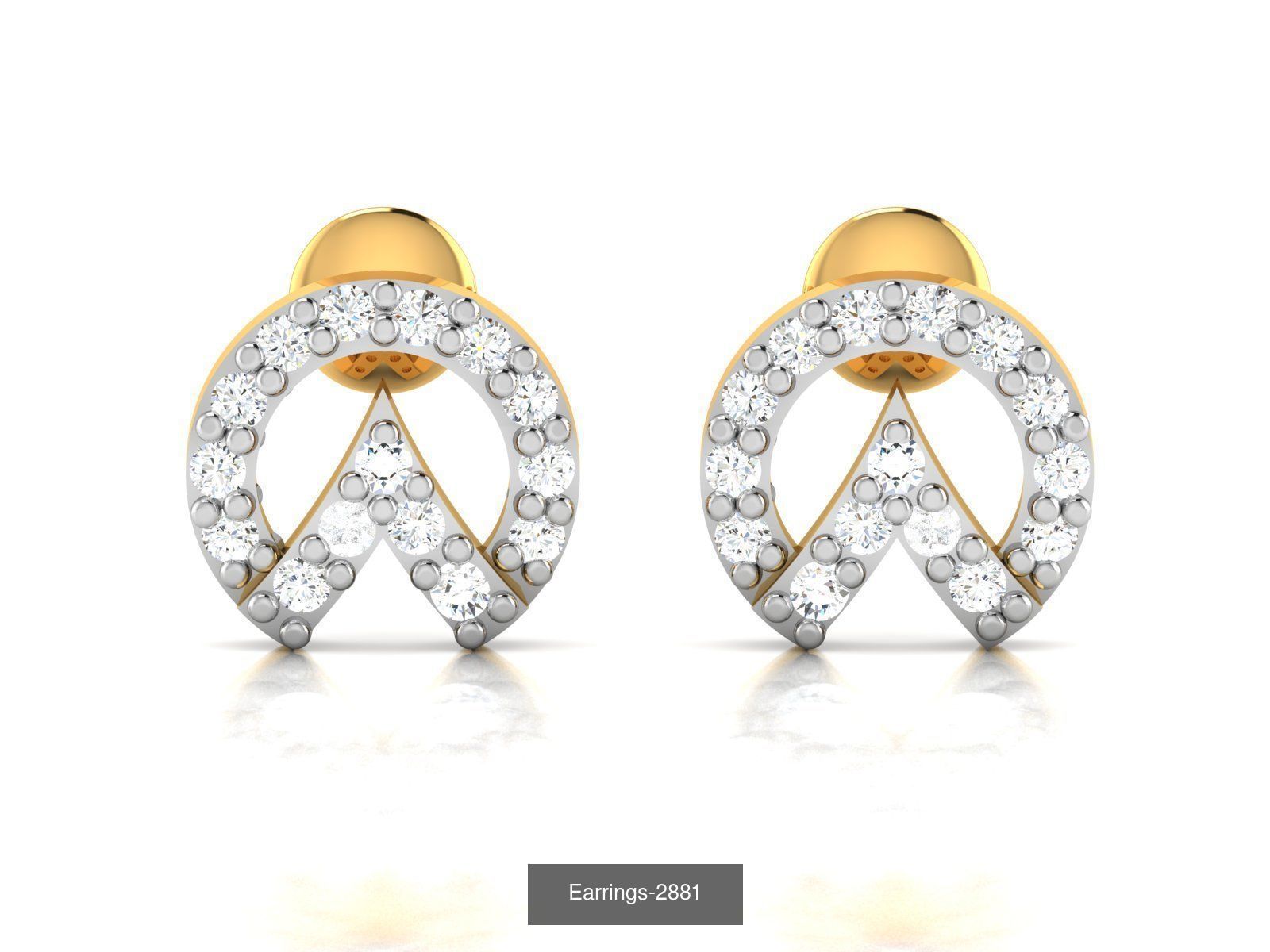 97 LIGHT WT EARRINGS 3D Model Collection_12