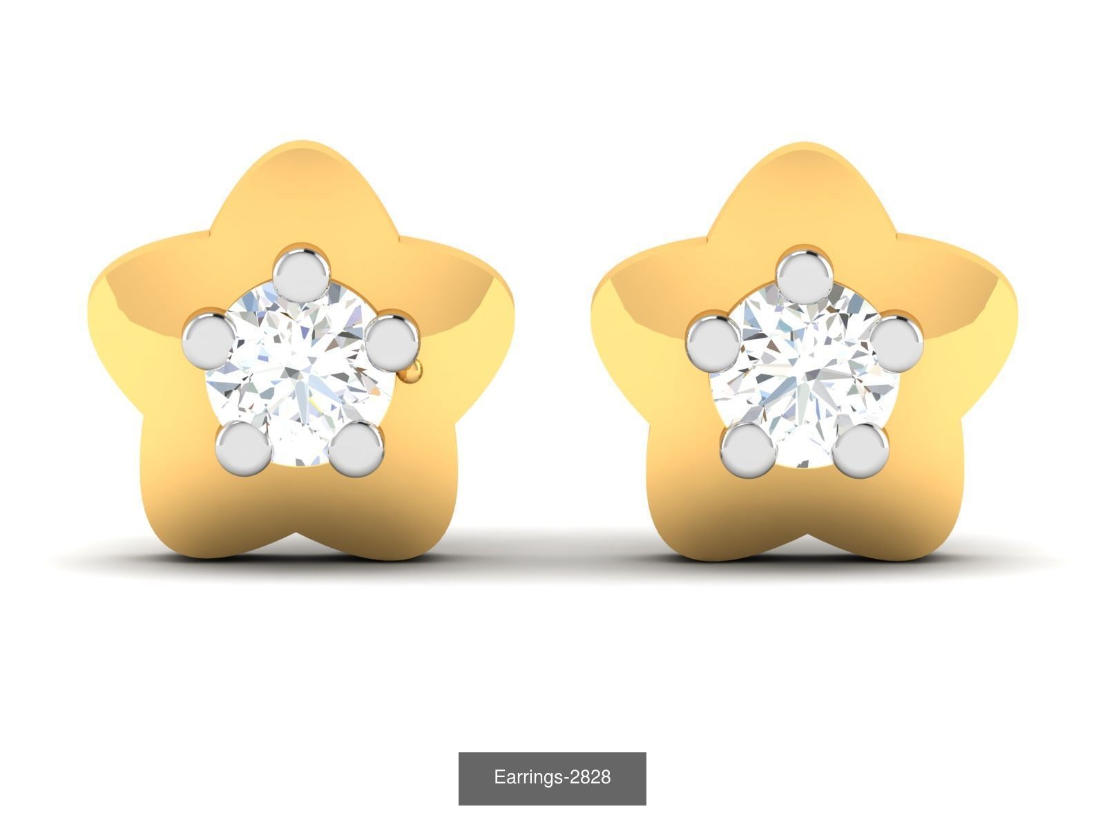 97 LIGHT WT EARRINGS 3D Model Collection_56