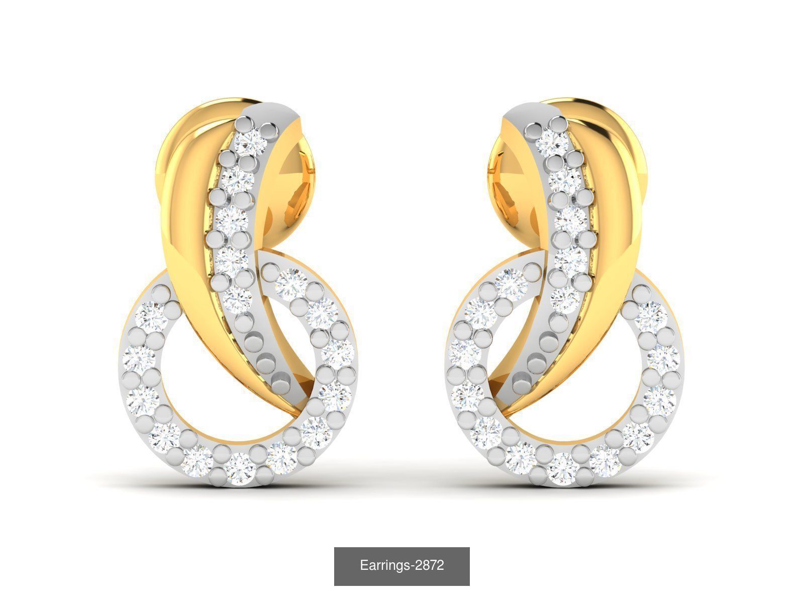 97 LIGHT WT EARRINGS 3D Model Collection_21