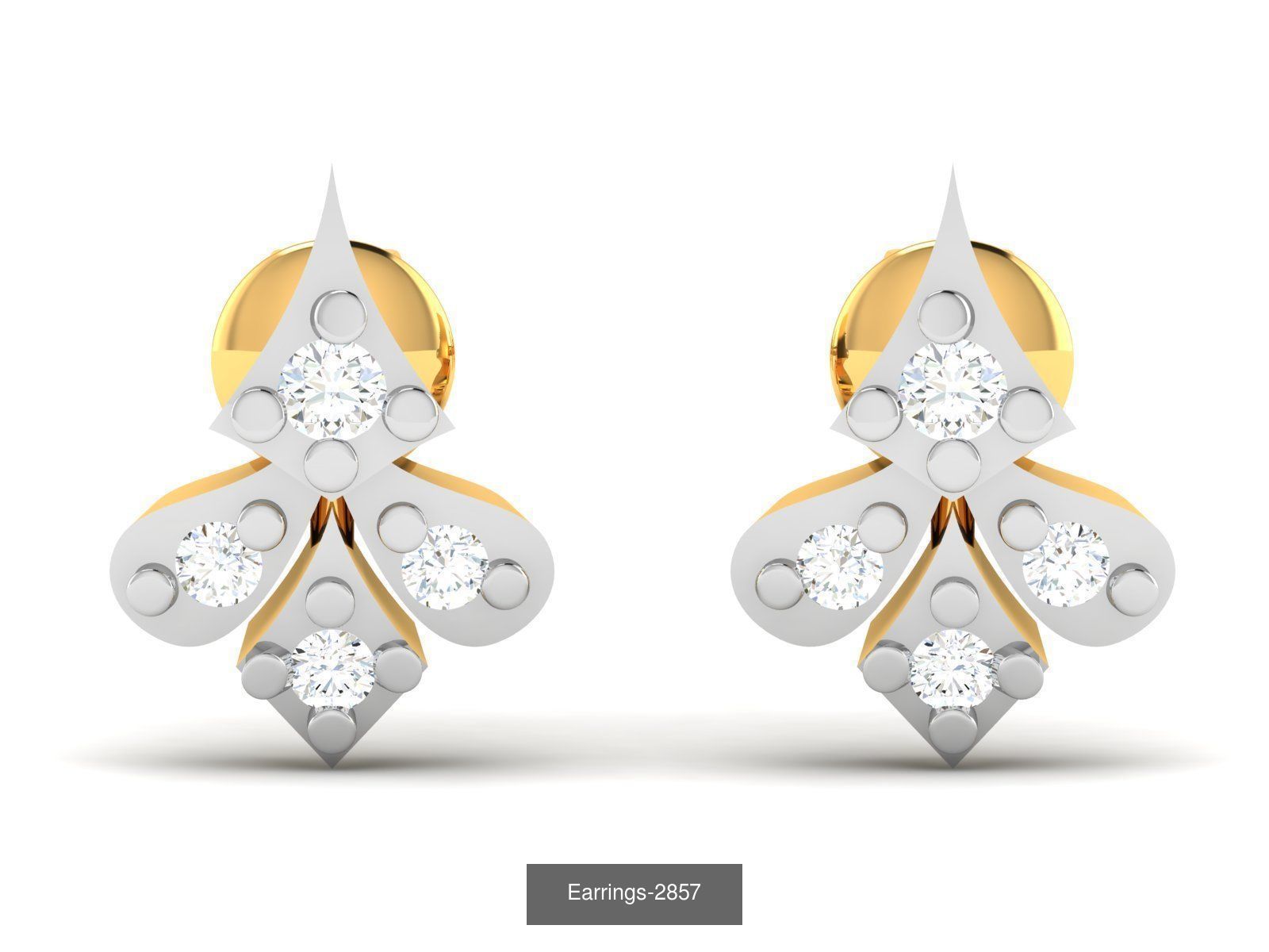 97 LIGHT WT EARRINGS 3D Model Collection_36