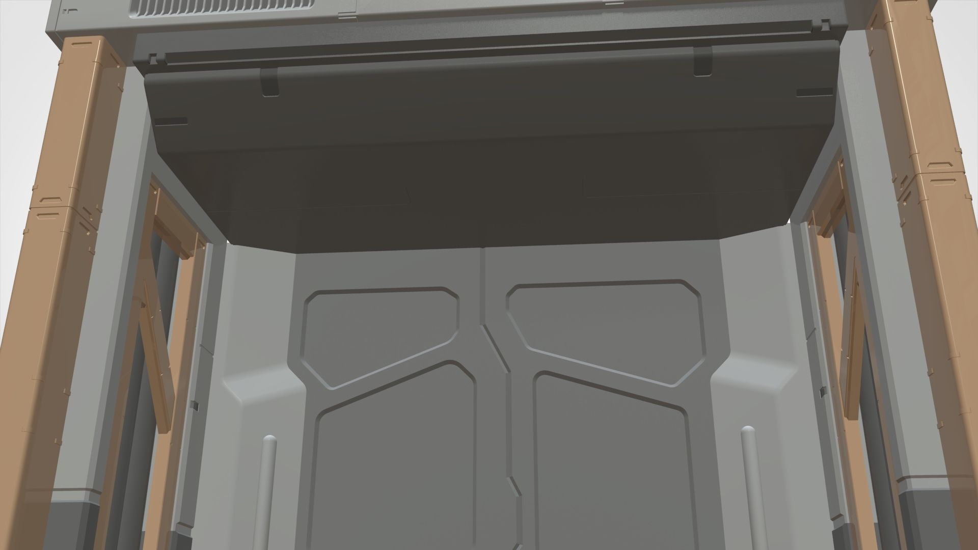 sci fi door 23 3D model_9