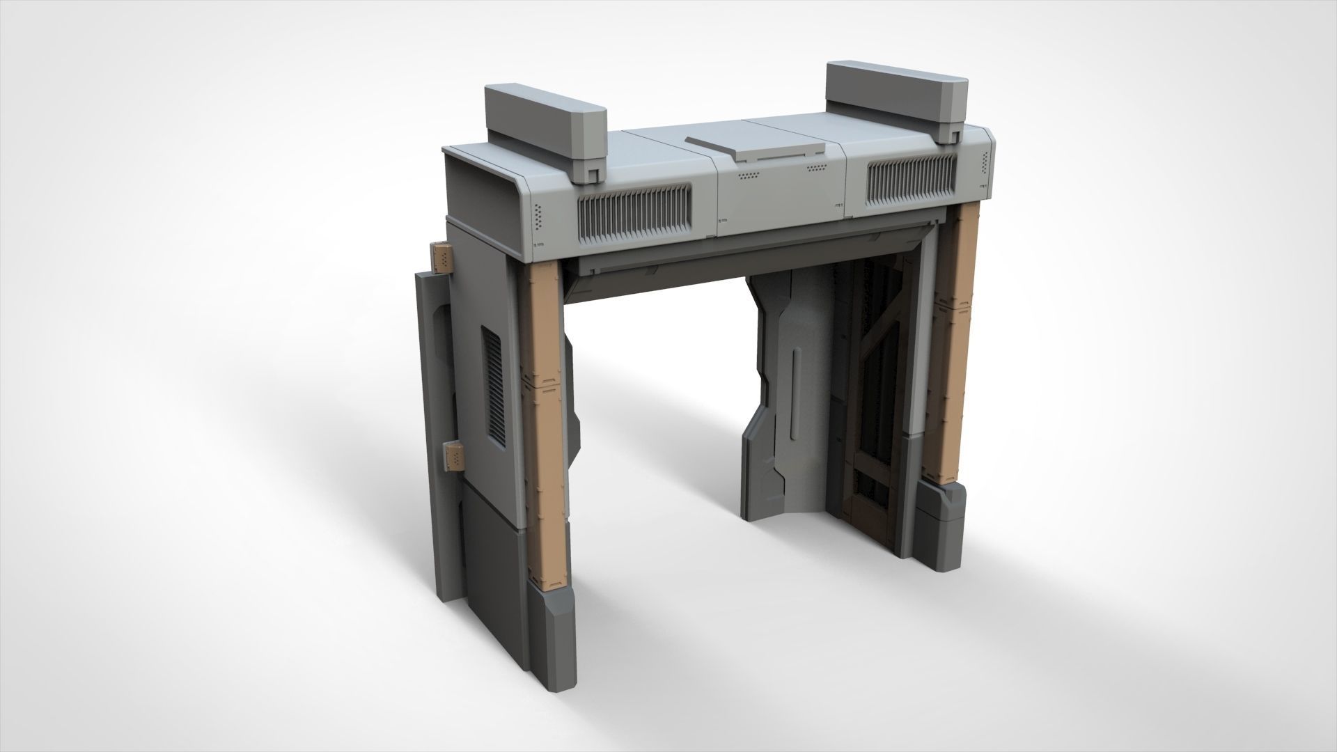 sci fi door 23 3D model_12
