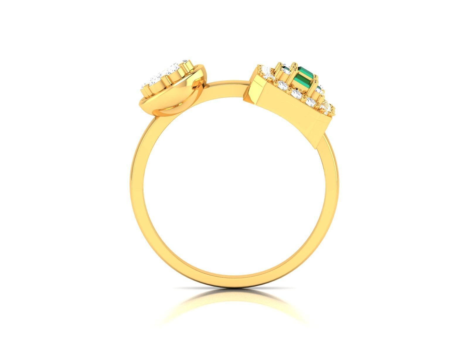 Women ring 3dm render detail  3D print model_5