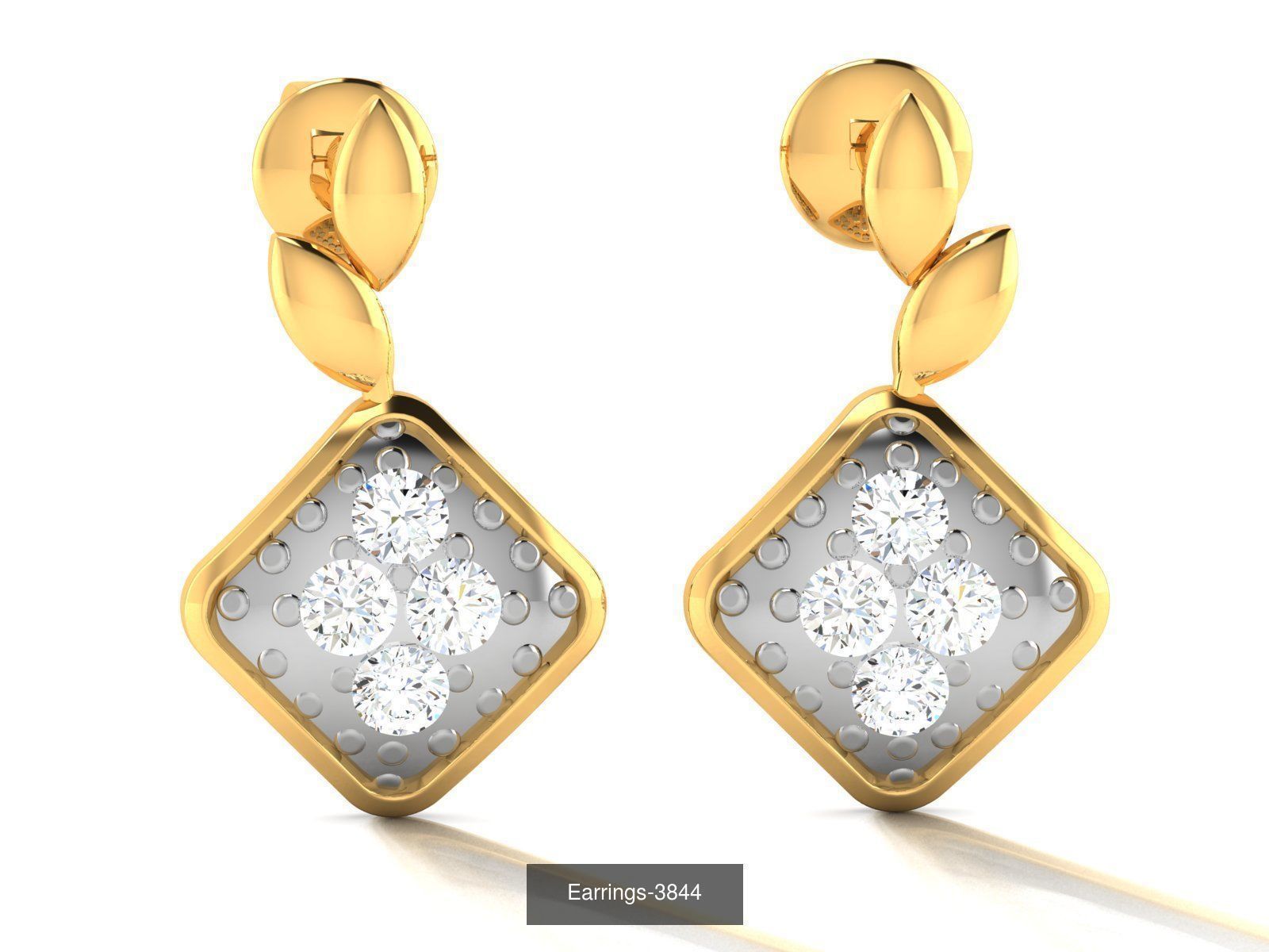 100 LIGHT WT EARRINGS  3D Model Collection_24