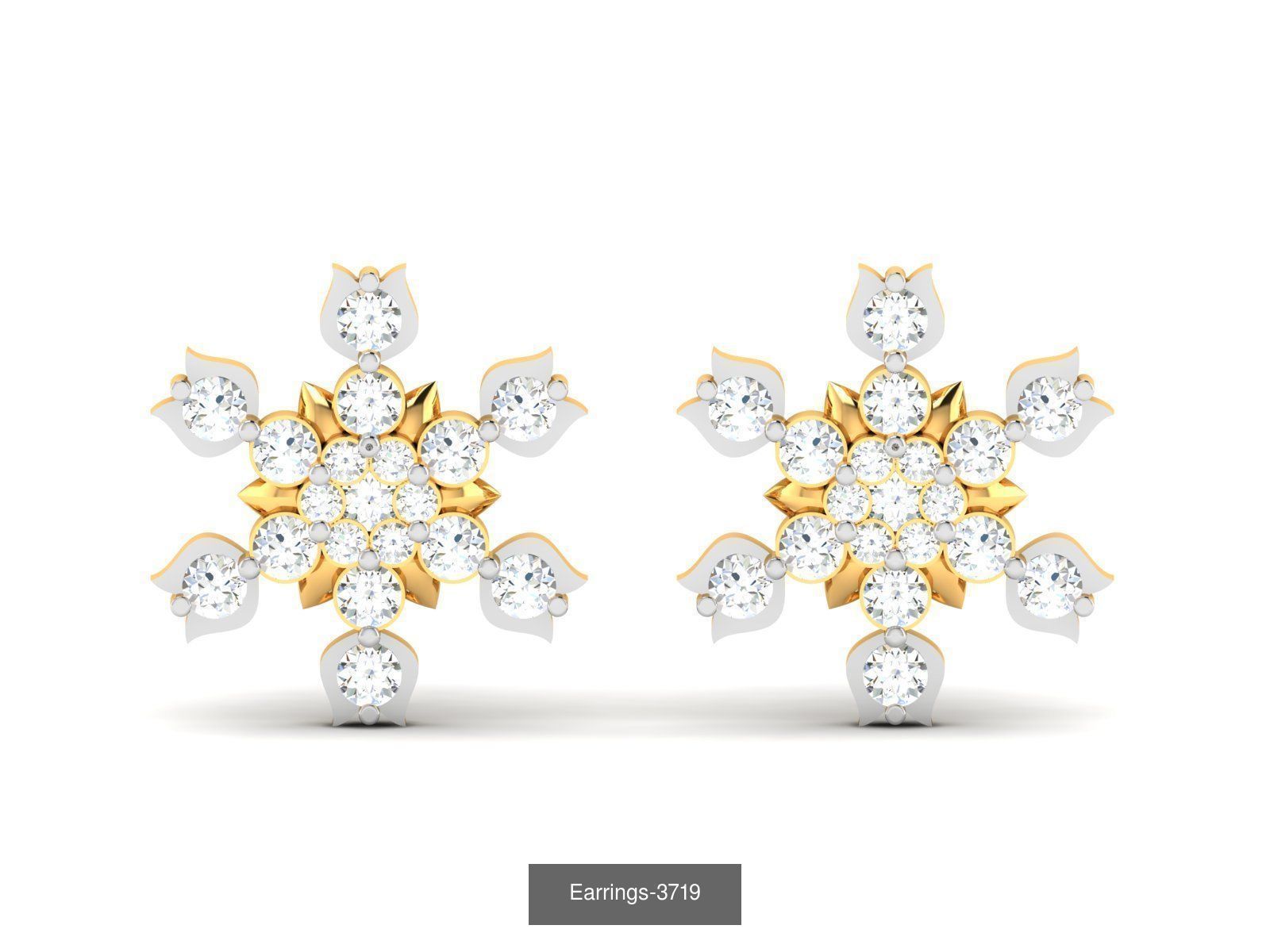 100 LIGHT WT EARRINGS  3D Model Collection_51