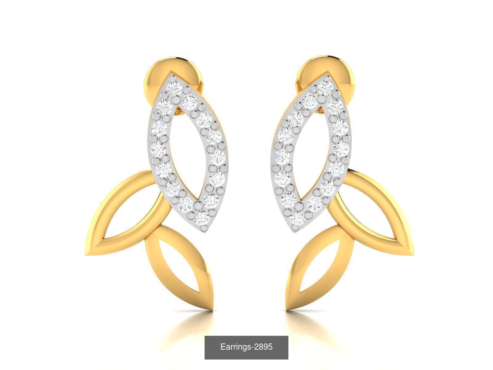 100 LIGHT WT EARRINGS  3D Model Collection_16