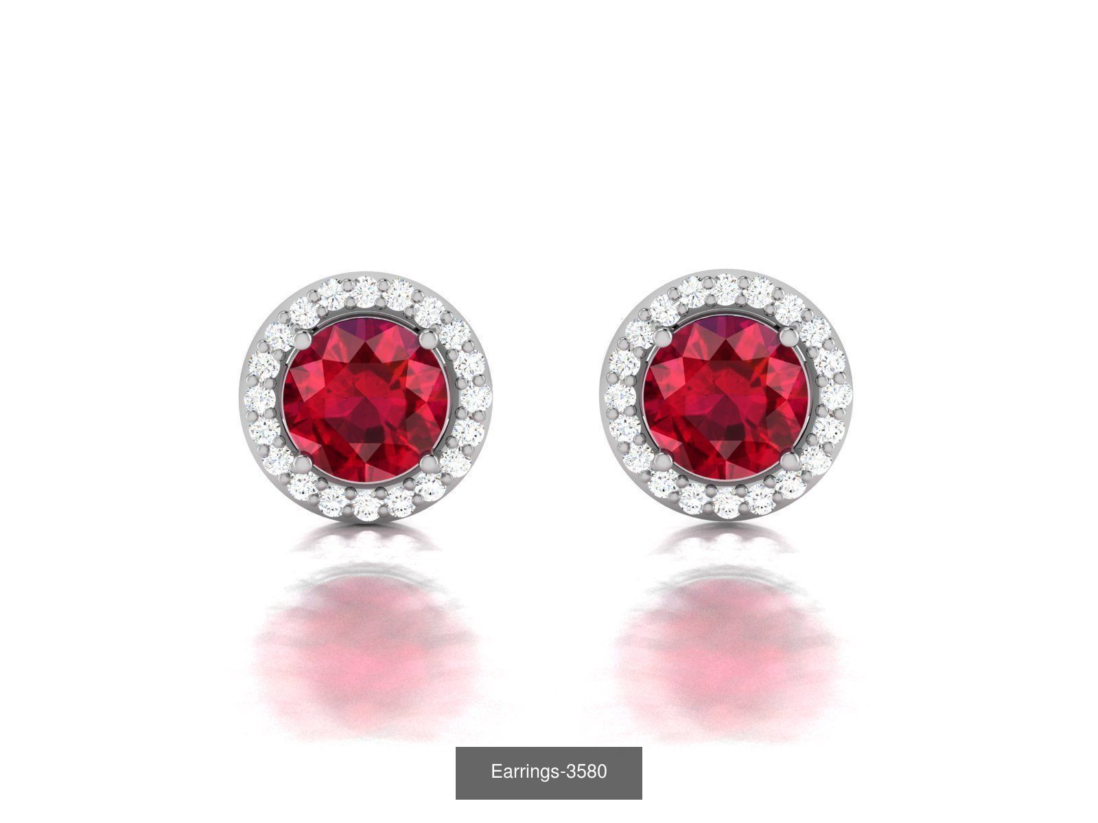 100 LIGHT WT EARRINGS  3D Model Collection_92