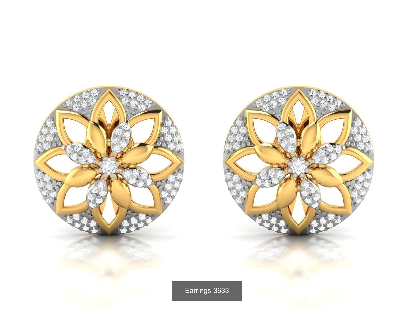 100 LIGHT WT EARRINGS  3D Model Collection_68