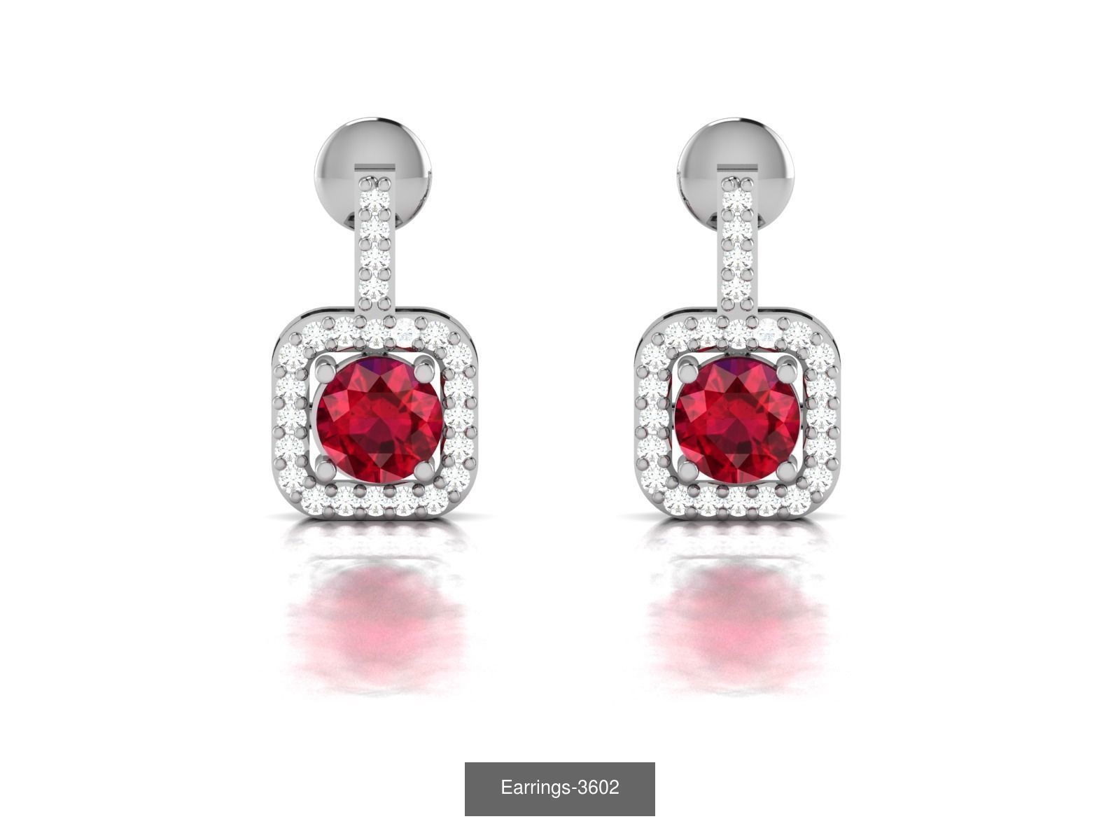 100 LIGHT WT EARRINGS  3D Model Collection_89
