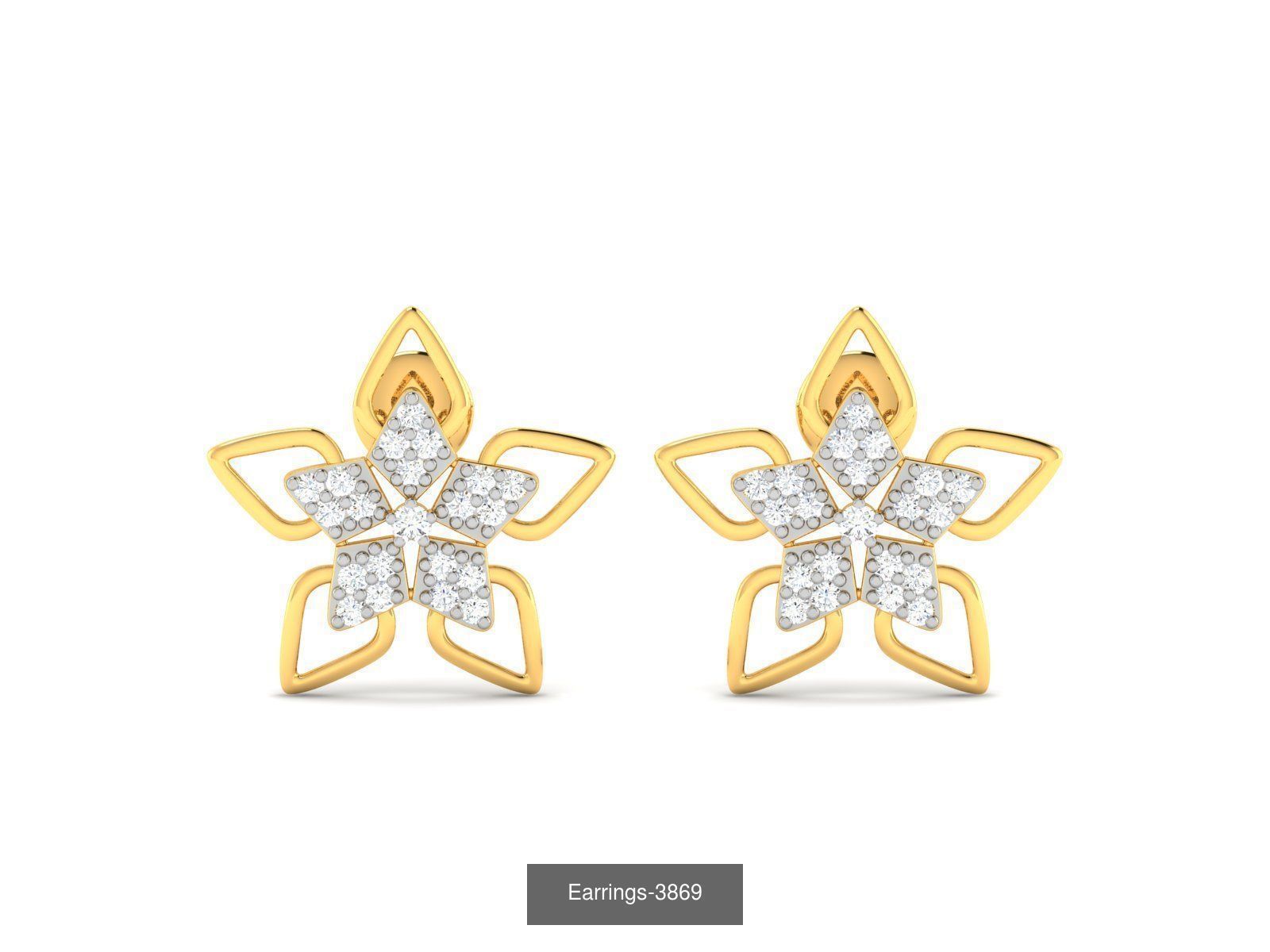 100 LIGHT WT EARRINGS  3D Model Collection_104