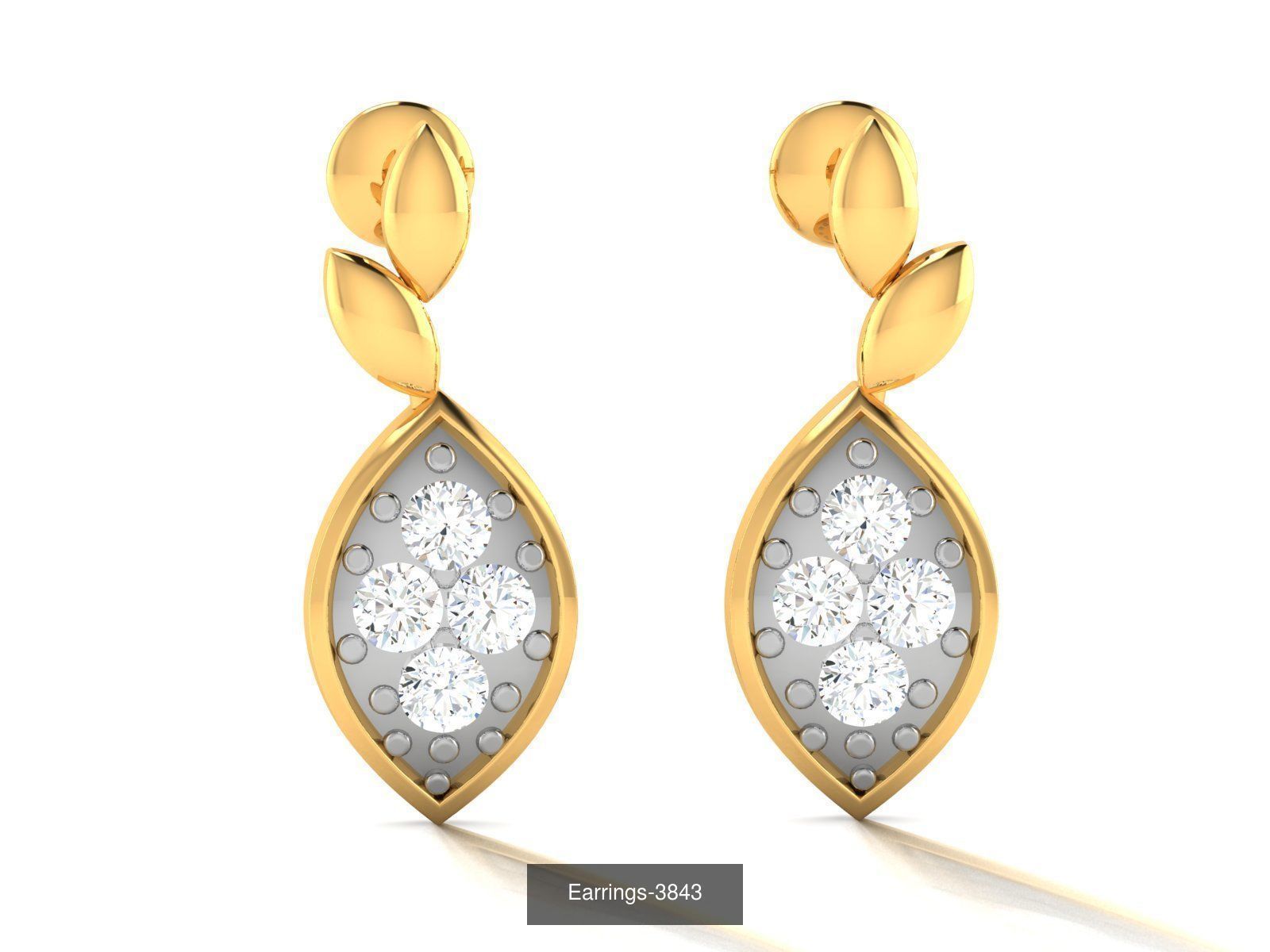 100 LIGHT WT EARRINGS  3D Model Collection_25