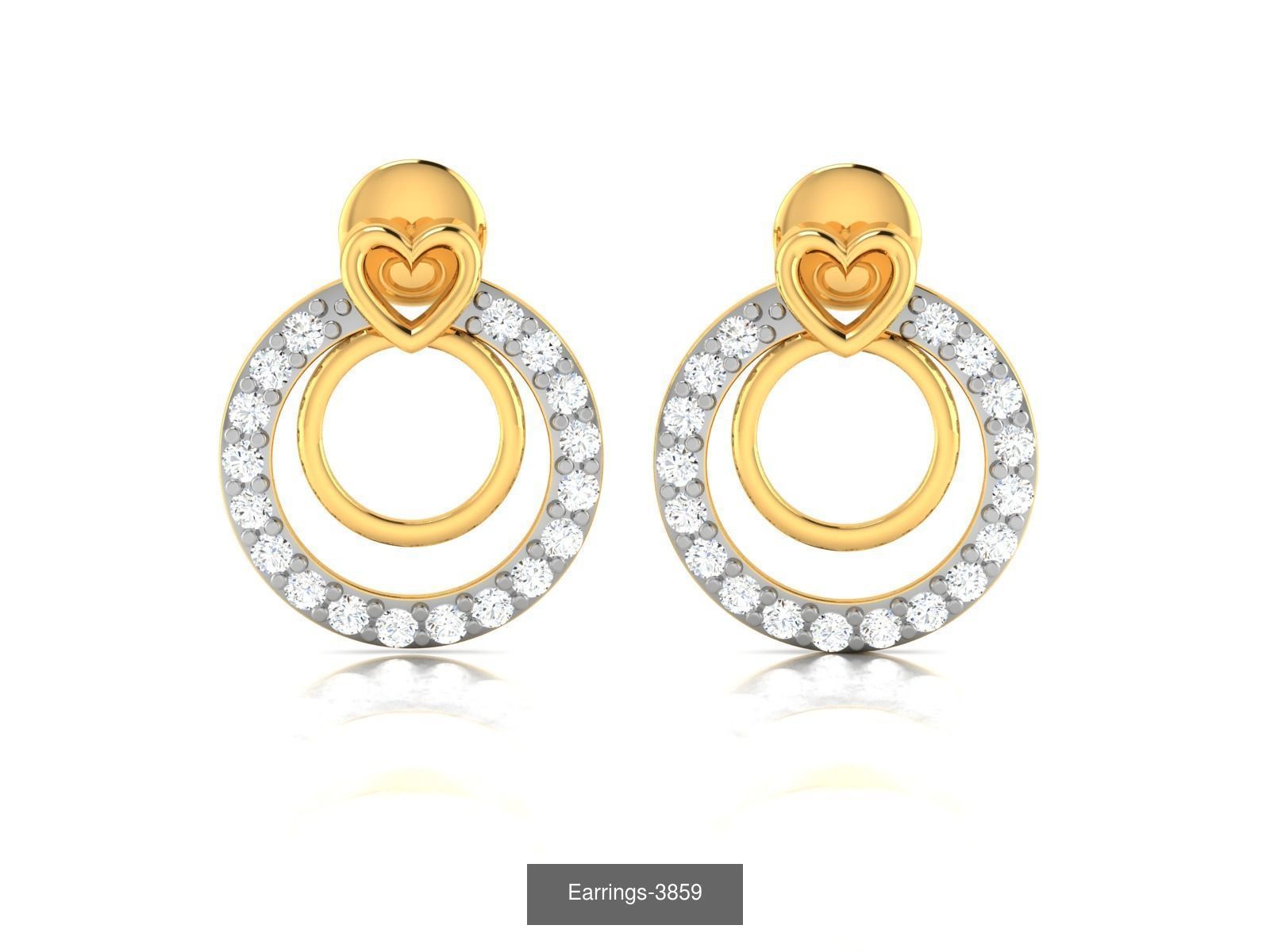 100 LIGHT WT EARRINGS  3D Model Collection_108