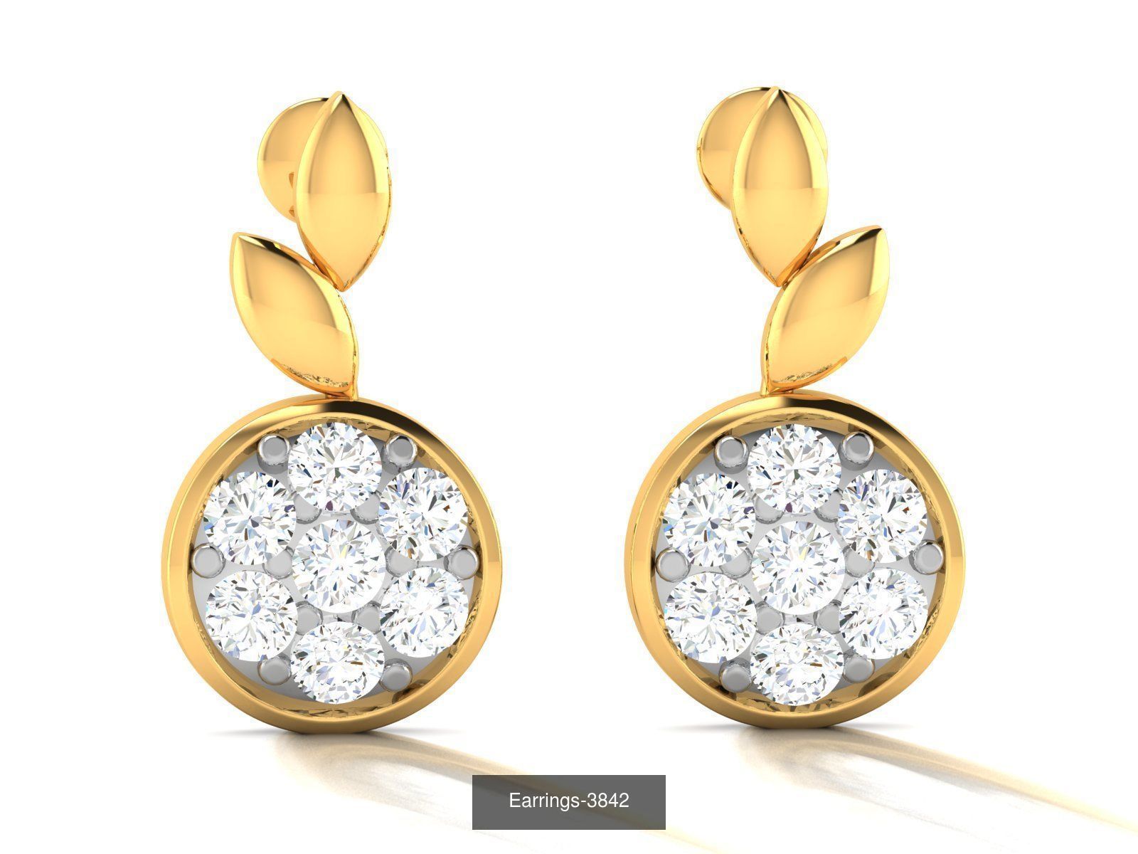 100 LIGHT WT EARRINGS  3D Model Collection_26