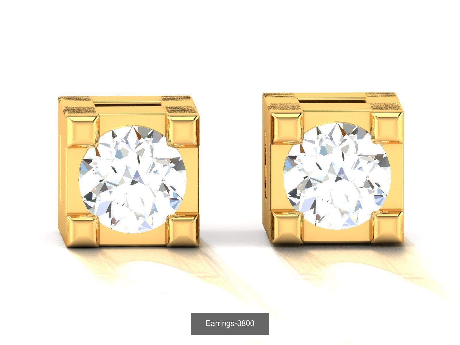100 LIGHT WT EARRINGS  3D Model Collection_29