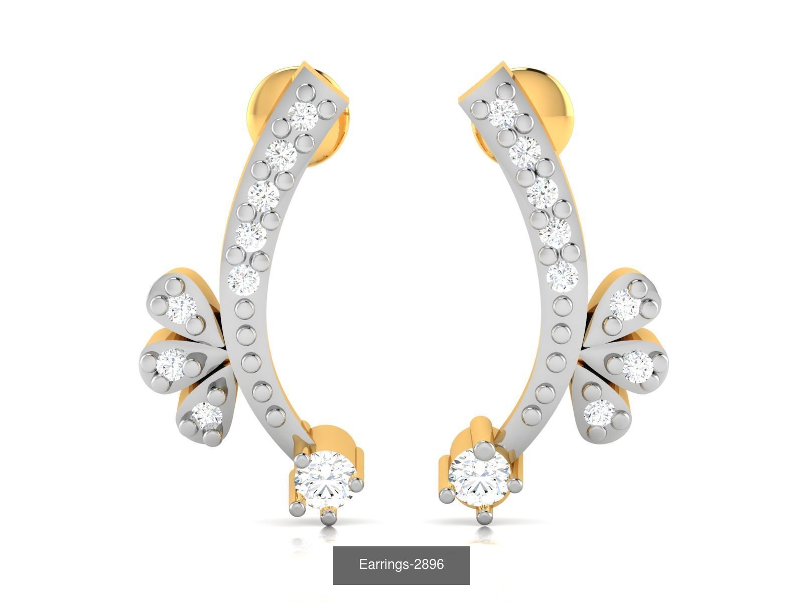 100 LIGHT WT EARRINGS  3D Model Collection_15