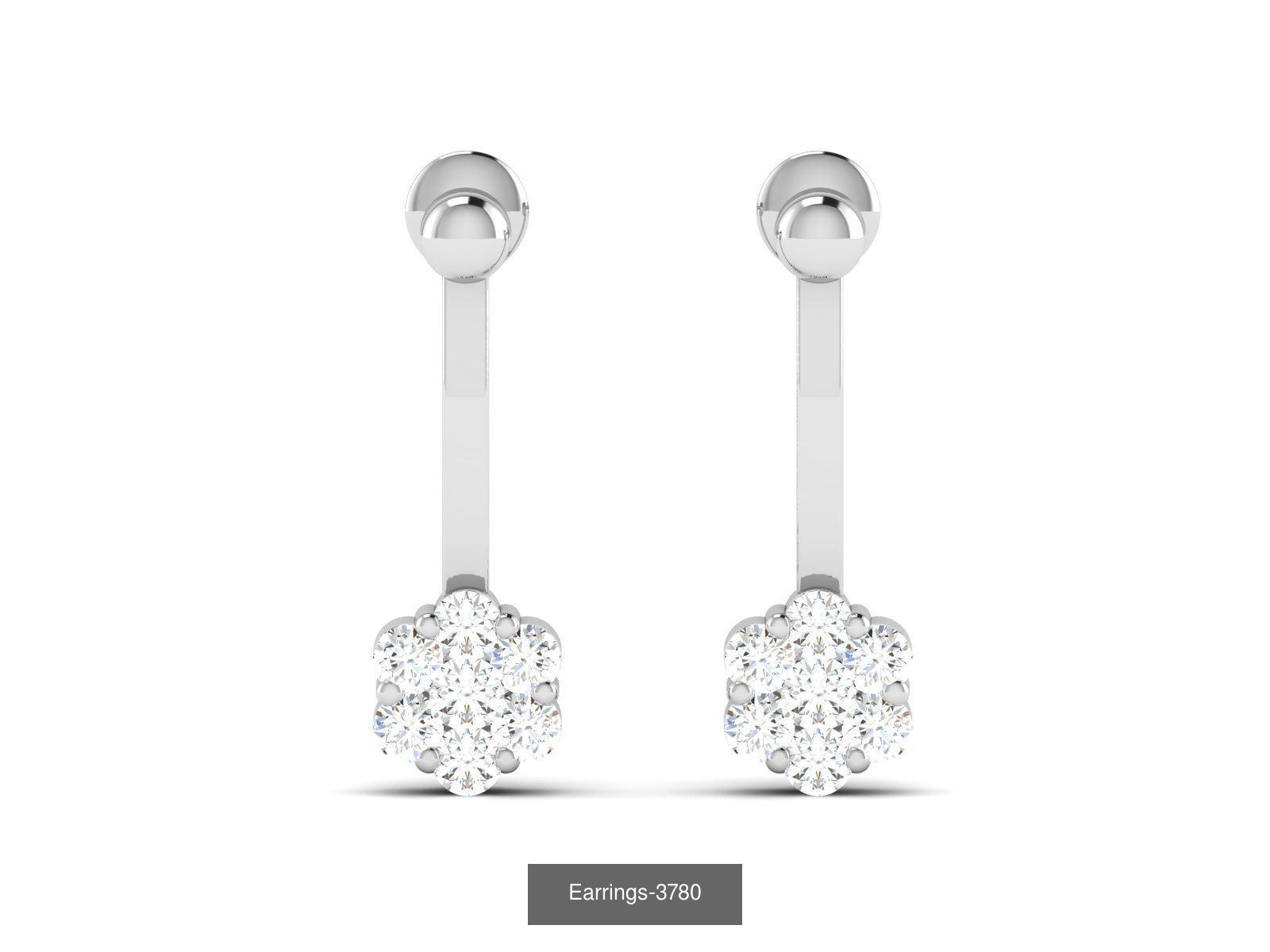 100 LIGHT WT EARRINGS  3D Model Collection_35