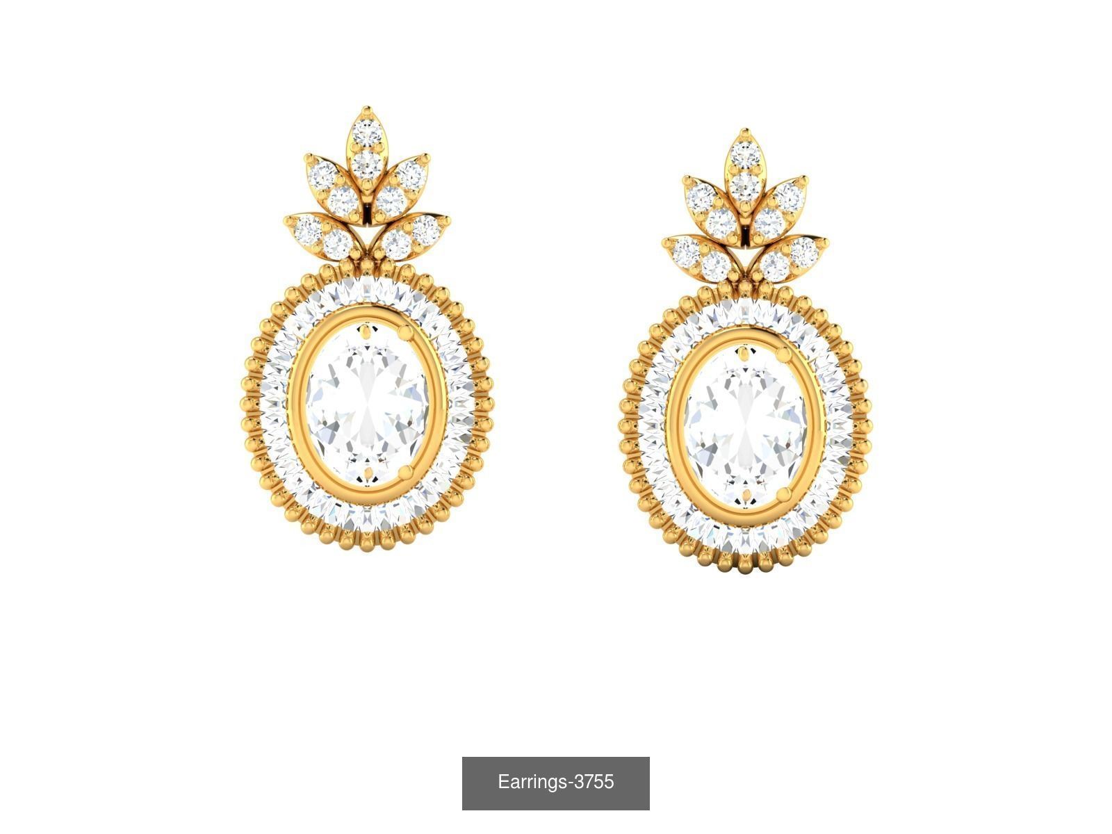 100 LIGHT WT EARRINGS  3D Model Collection_38