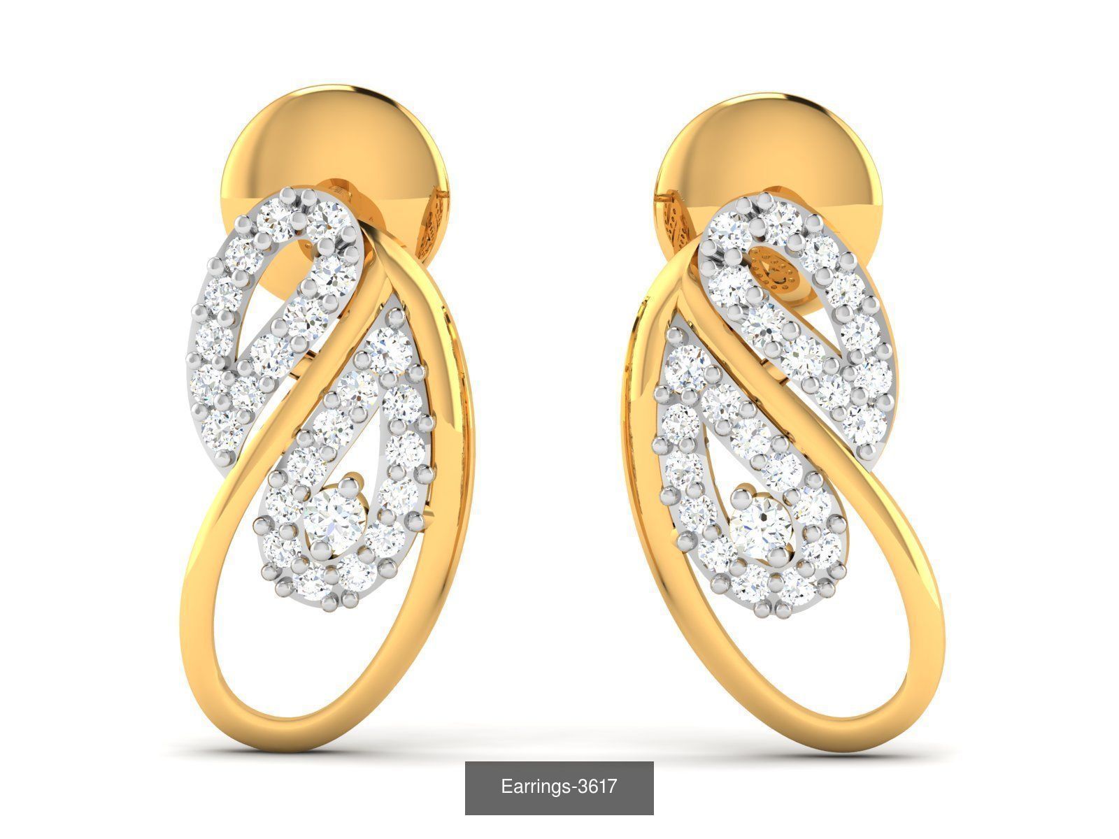 100 LIGHT WT EARRINGS  3D Model Collection_79