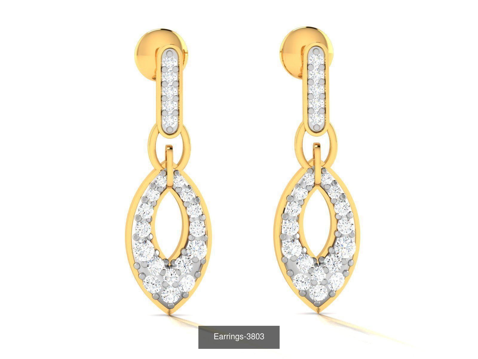 100 LIGHT WT EARRINGS  3D Model Collection_28