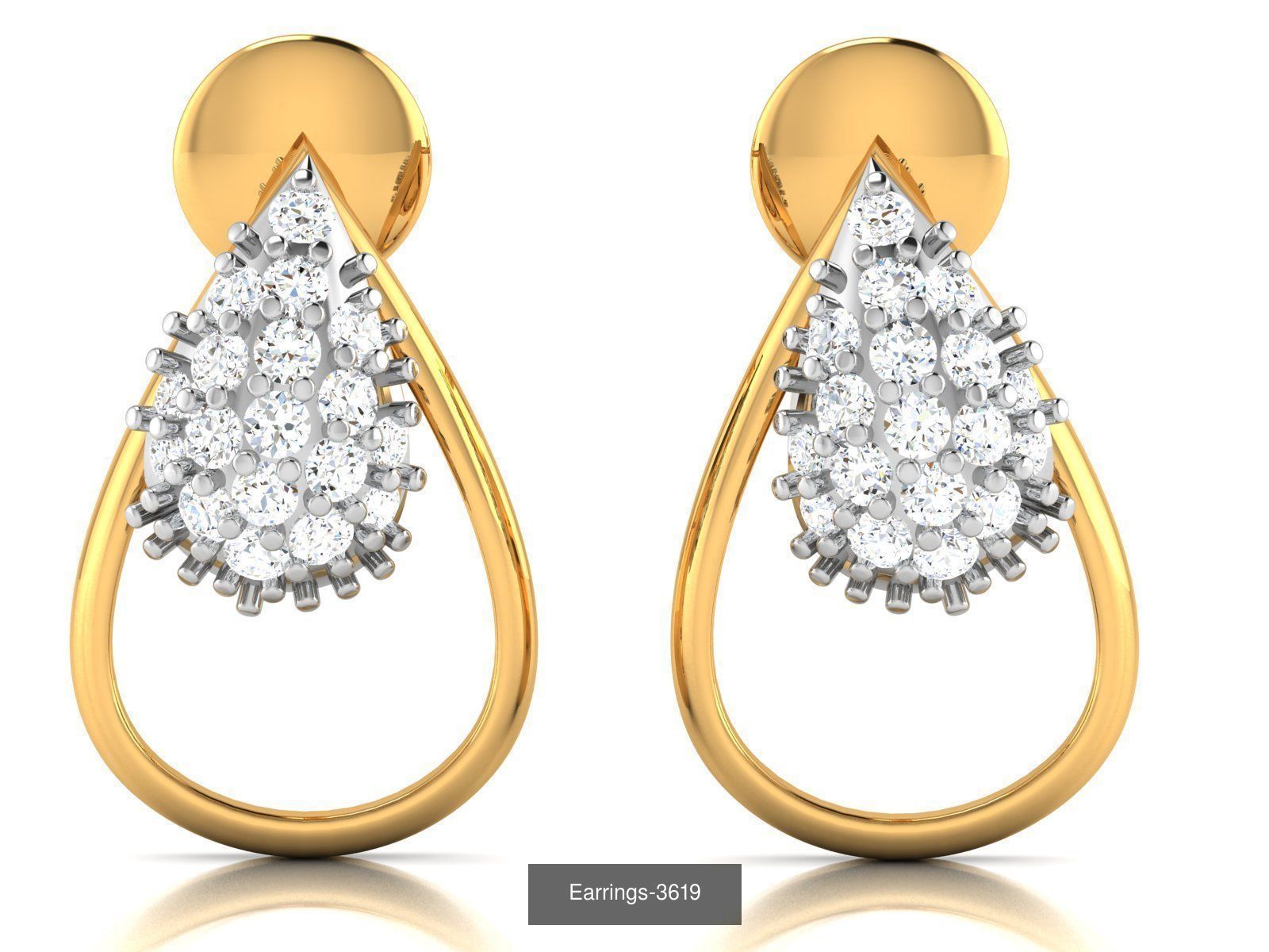 100 LIGHT WT EARRINGS  3D Model Collection_77
