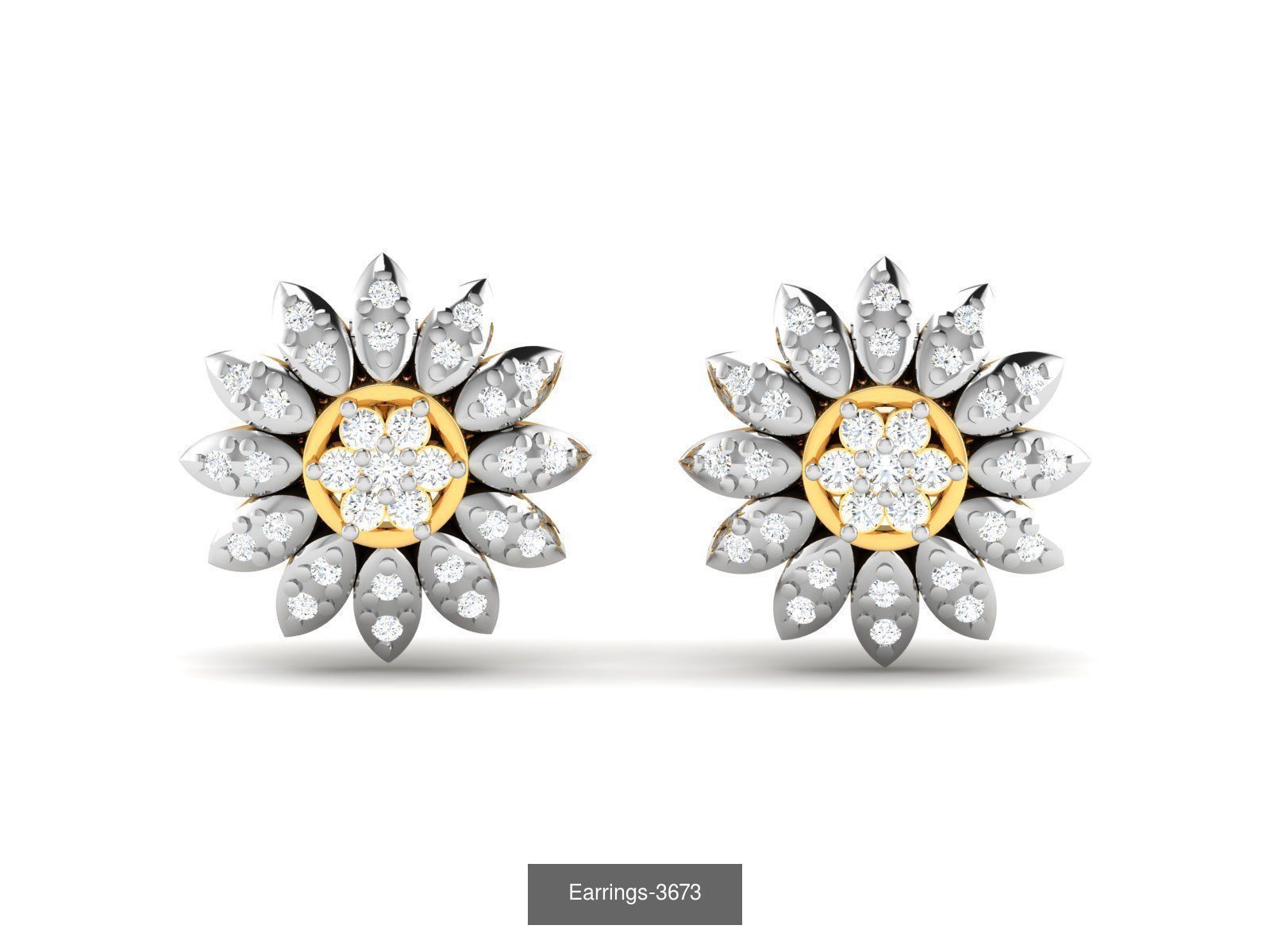 100 LIGHT WT EARRINGS  3D Model Collection_60