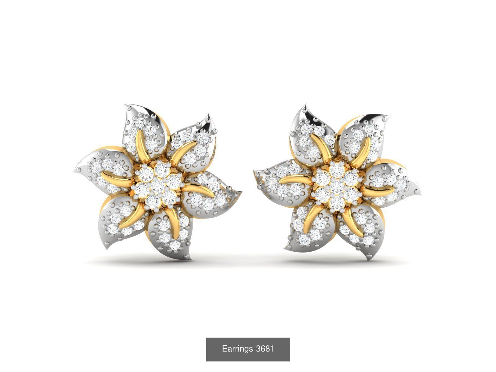 100 LIGHT WT EARRINGS  3D Model Collection_56