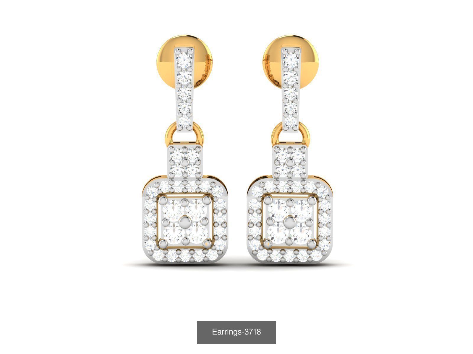 100 LIGHT WT EARRINGS  3D Model Collection_52