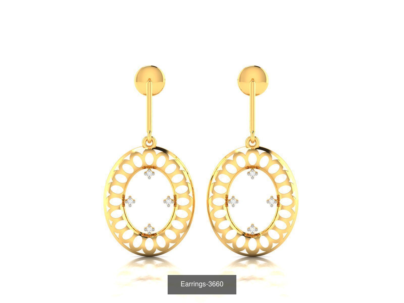 100 LIGHT WT EARRINGS  3D Model Collection_64