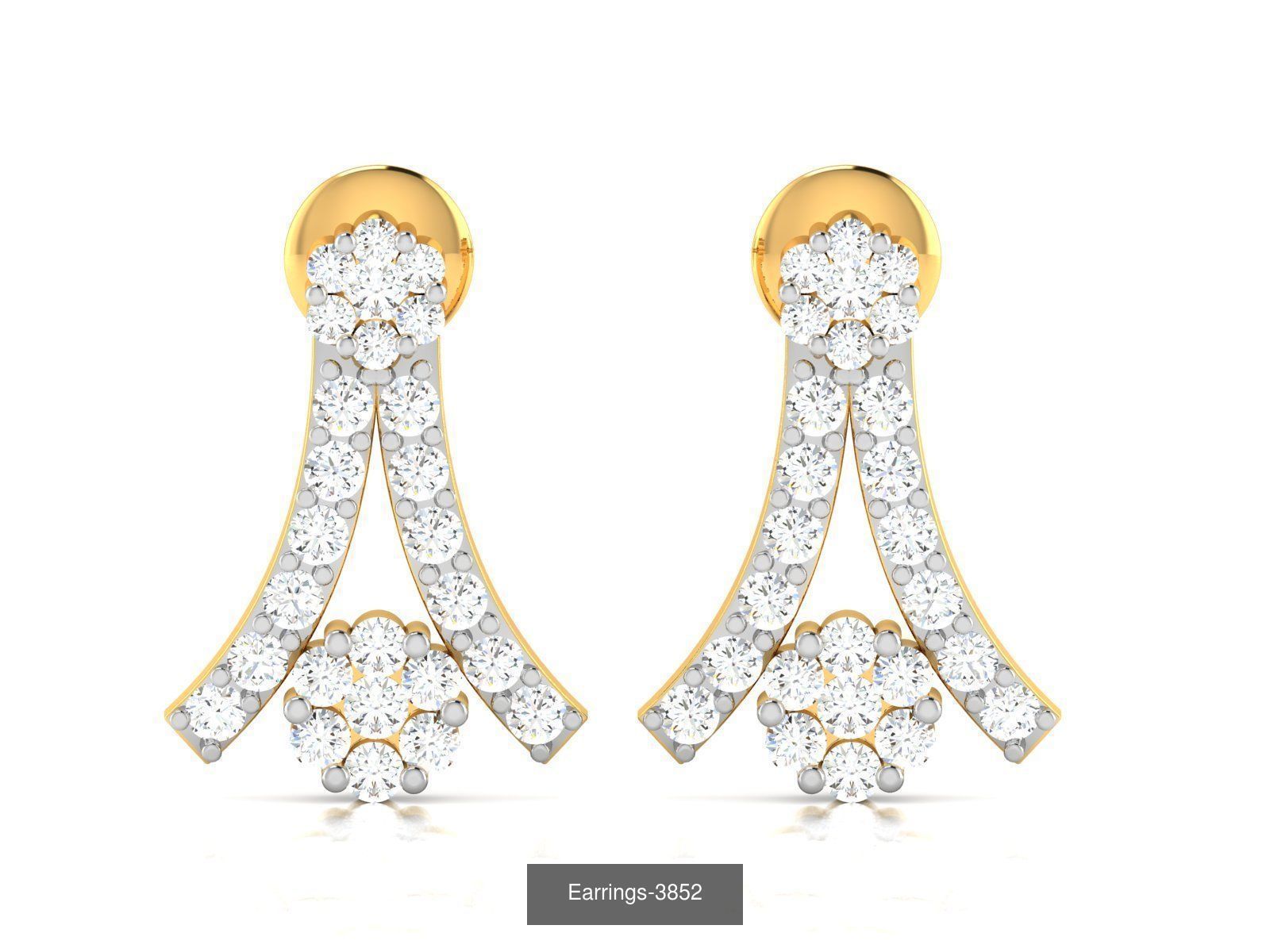 100 LIGHT WT EARRINGS  3D Model Collection_111