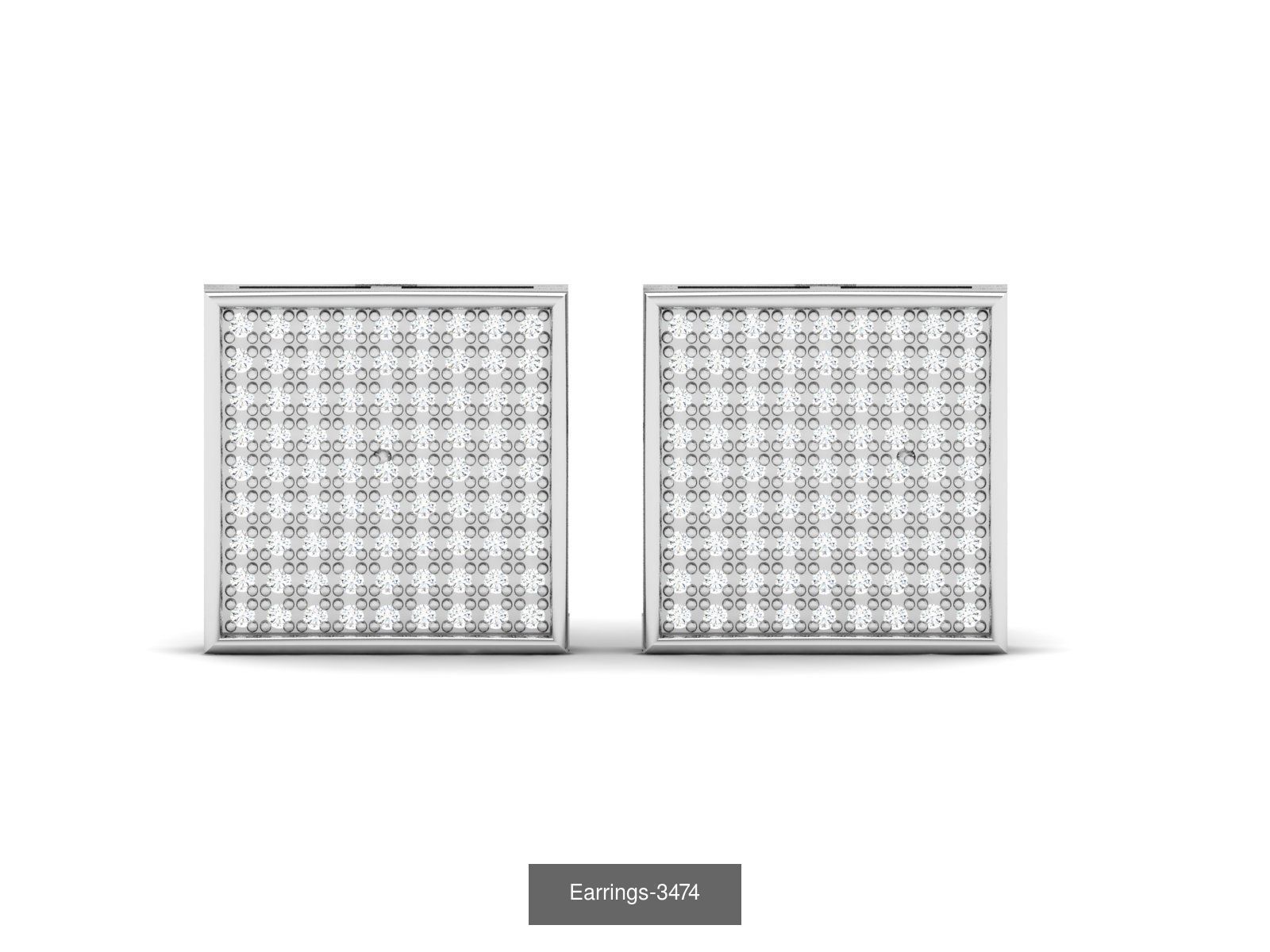 100 LIGHT WT EARRINGS  3D Model Collection_98