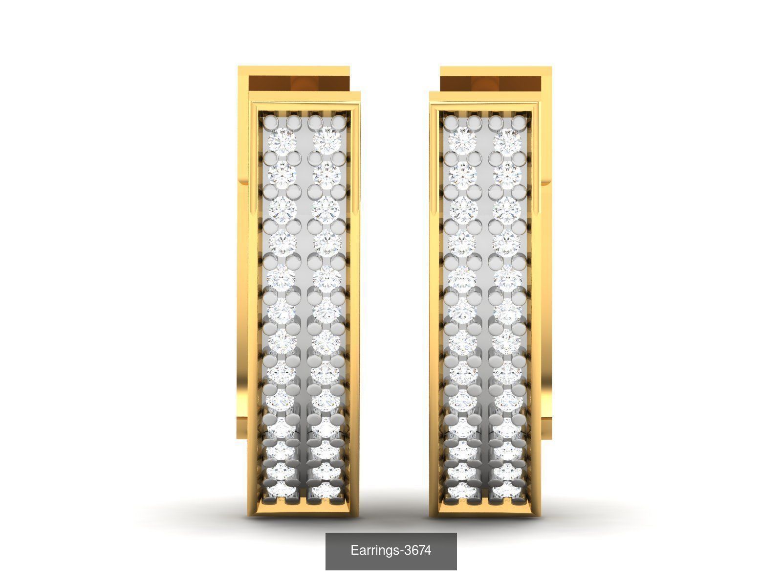 100 LIGHT WT EARRINGS  3D Model Collection_59