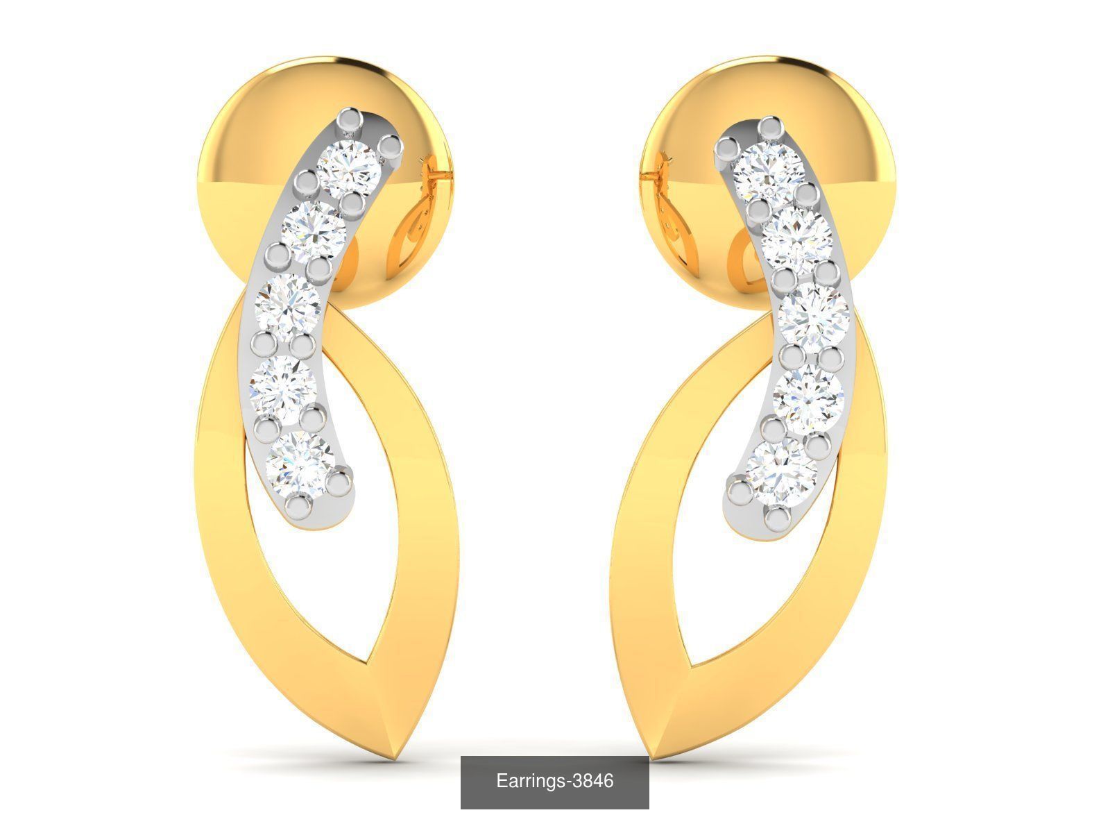100 LIGHT WT EARRINGS  3D Model Collection_22