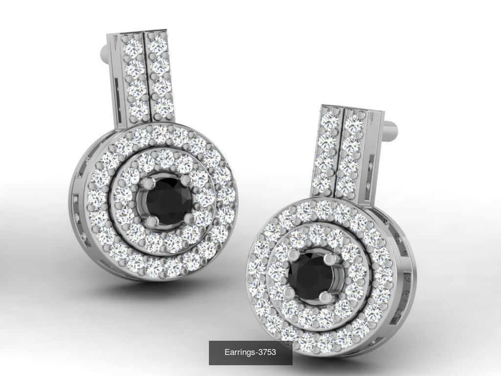100 LIGHT WT EARRINGS  3D Model Collection_40