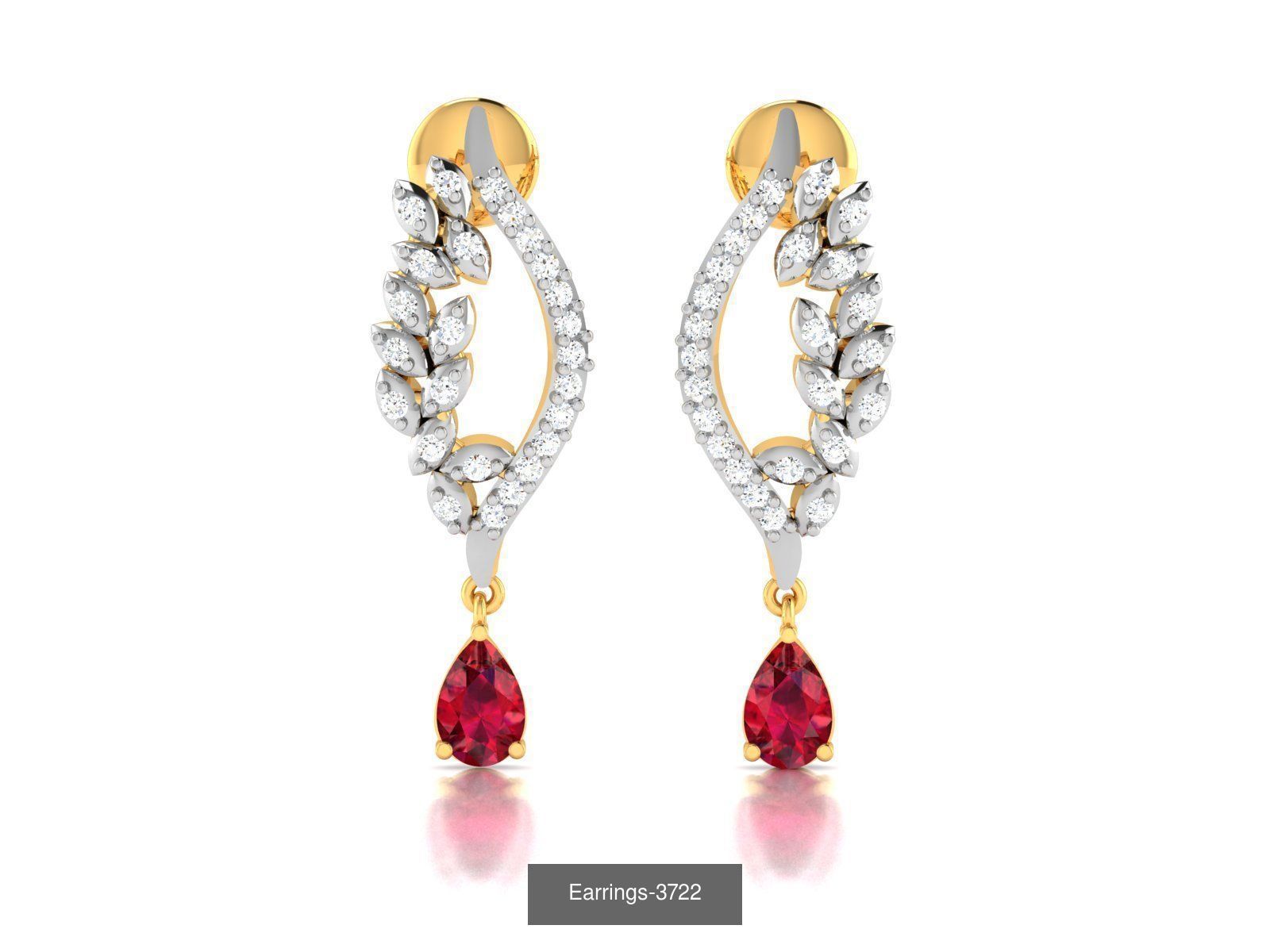 100 LIGHT WT EARRINGS  3D Model Collection_49
