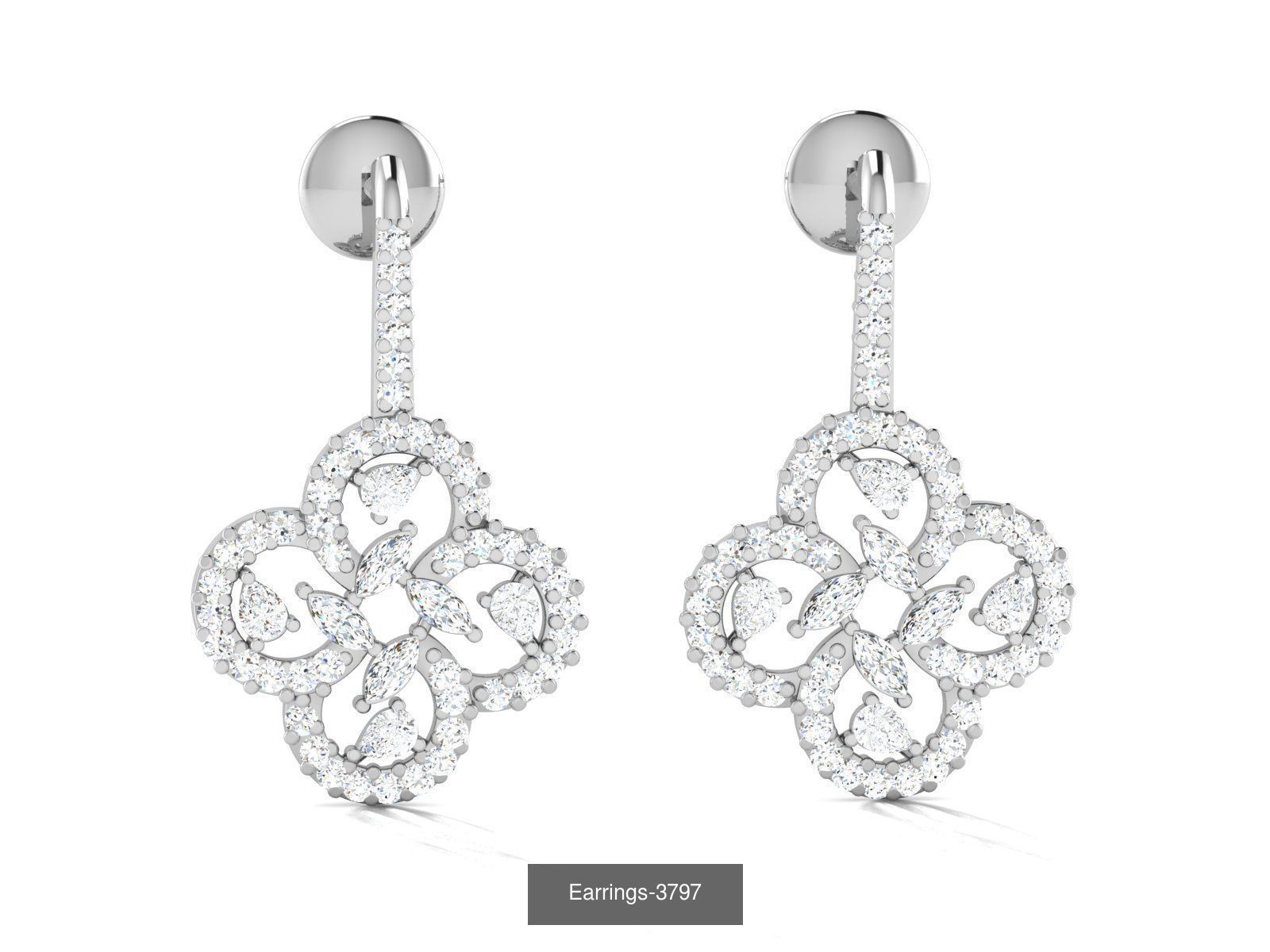 100 LIGHT WT EARRINGS  3D Model Collection_30