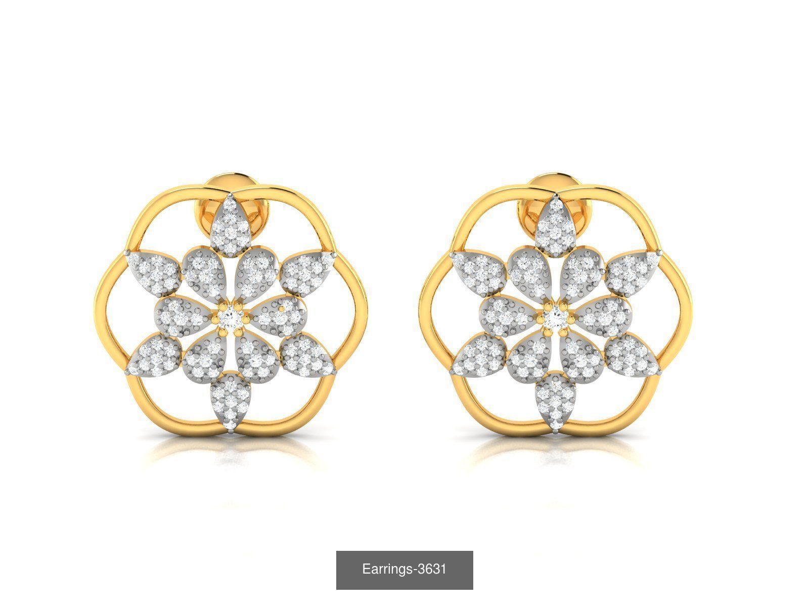 100 LIGHT WT EARRINGS  3D Model Collection_70