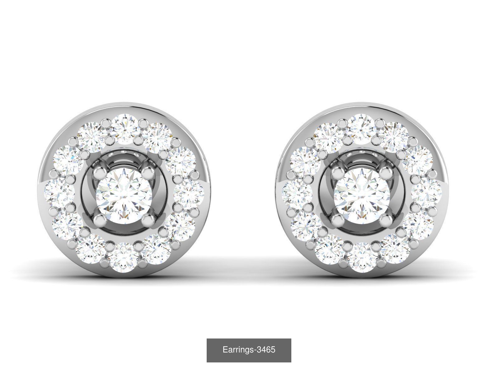 100 LIGHT WT EARRINGS  3D Model Collection_99