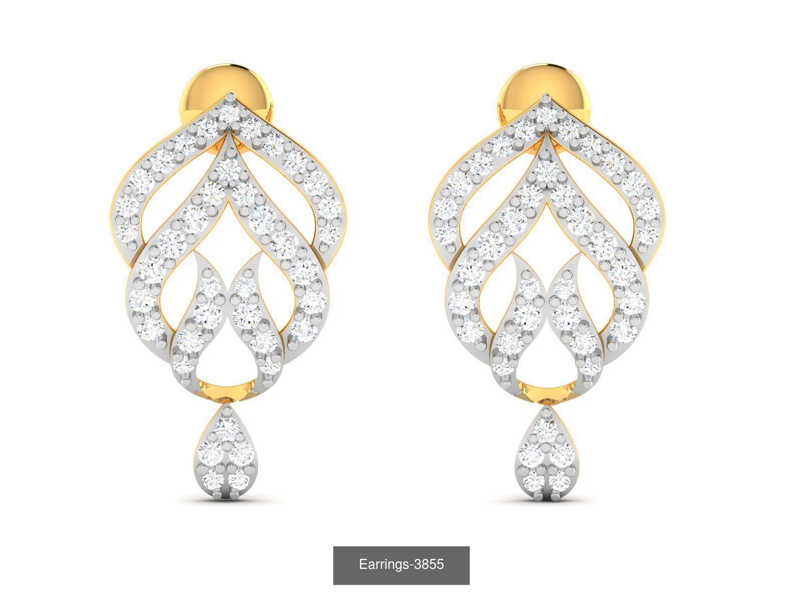 100 LIGHT WT EARRINGS  3D Model Collection_109