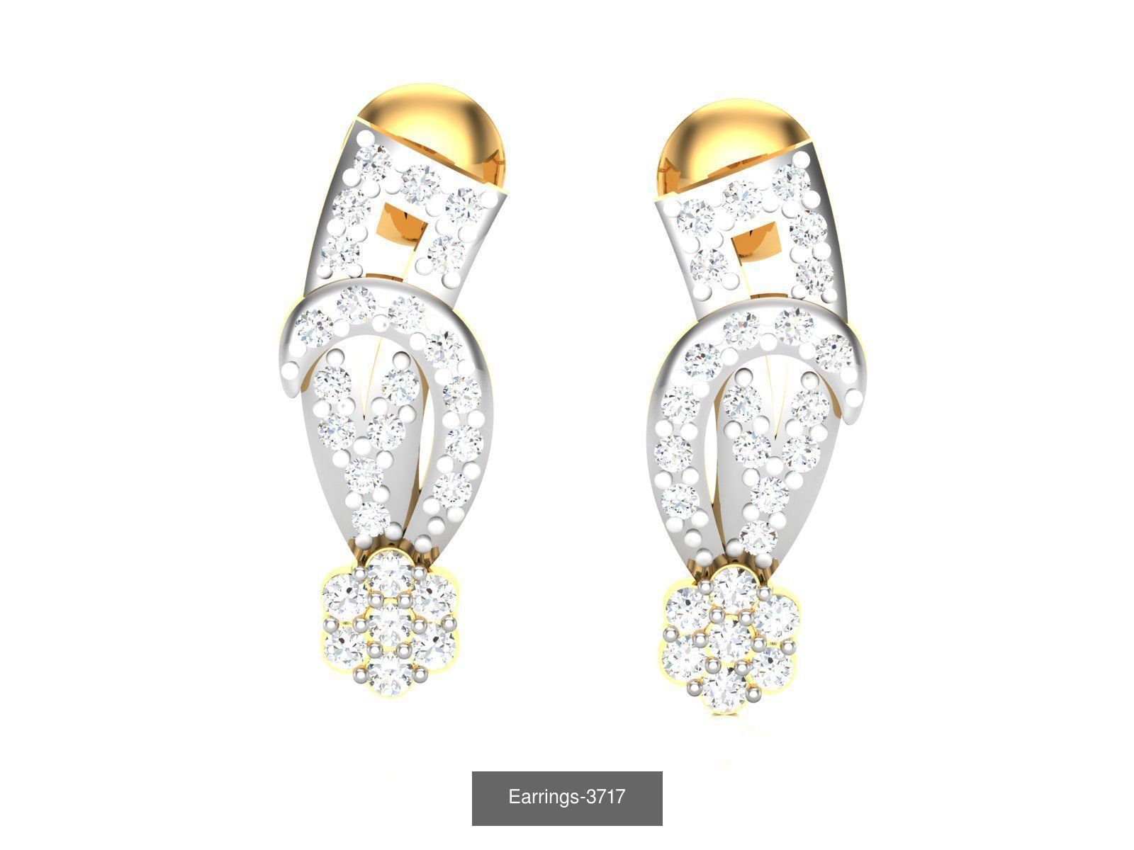 100 LIGHT WT EARRINGS  3D Model Collection_53