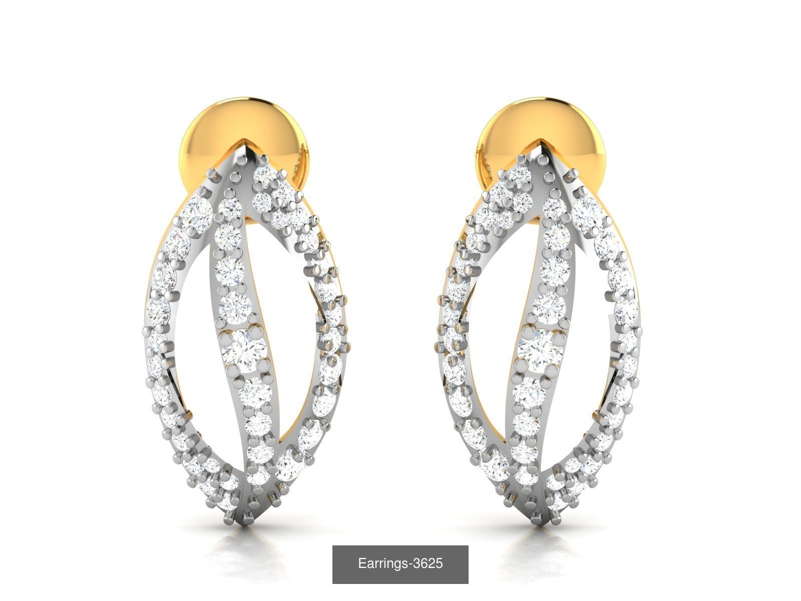 100 LIGHT WT EARRINGS  3D Model Collection_75