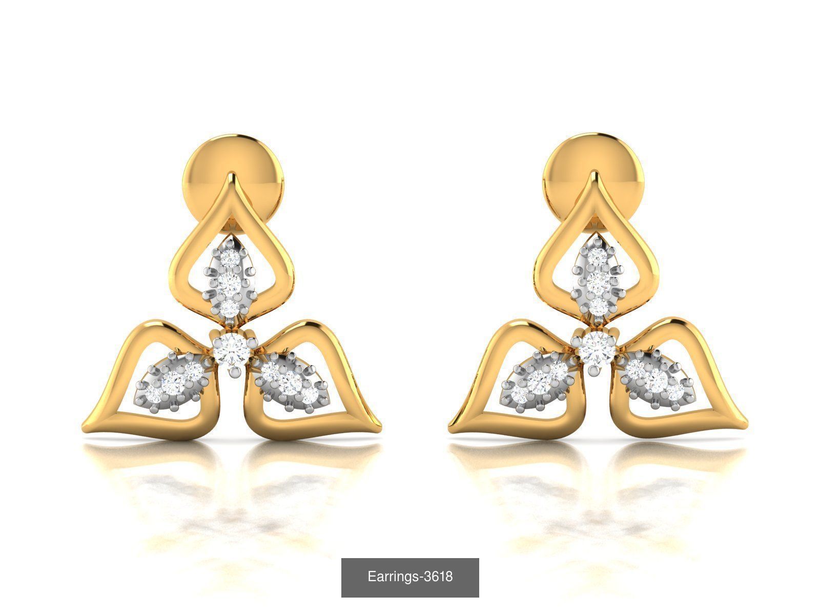 100 LIGHT WT EARRINGS  3D Model Collection_78