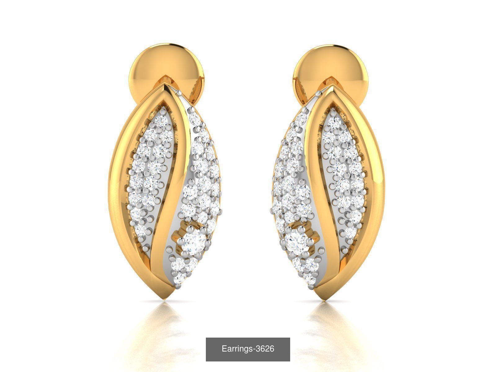 100 LIGHT WT EARRINGS  3D Model Collection_74