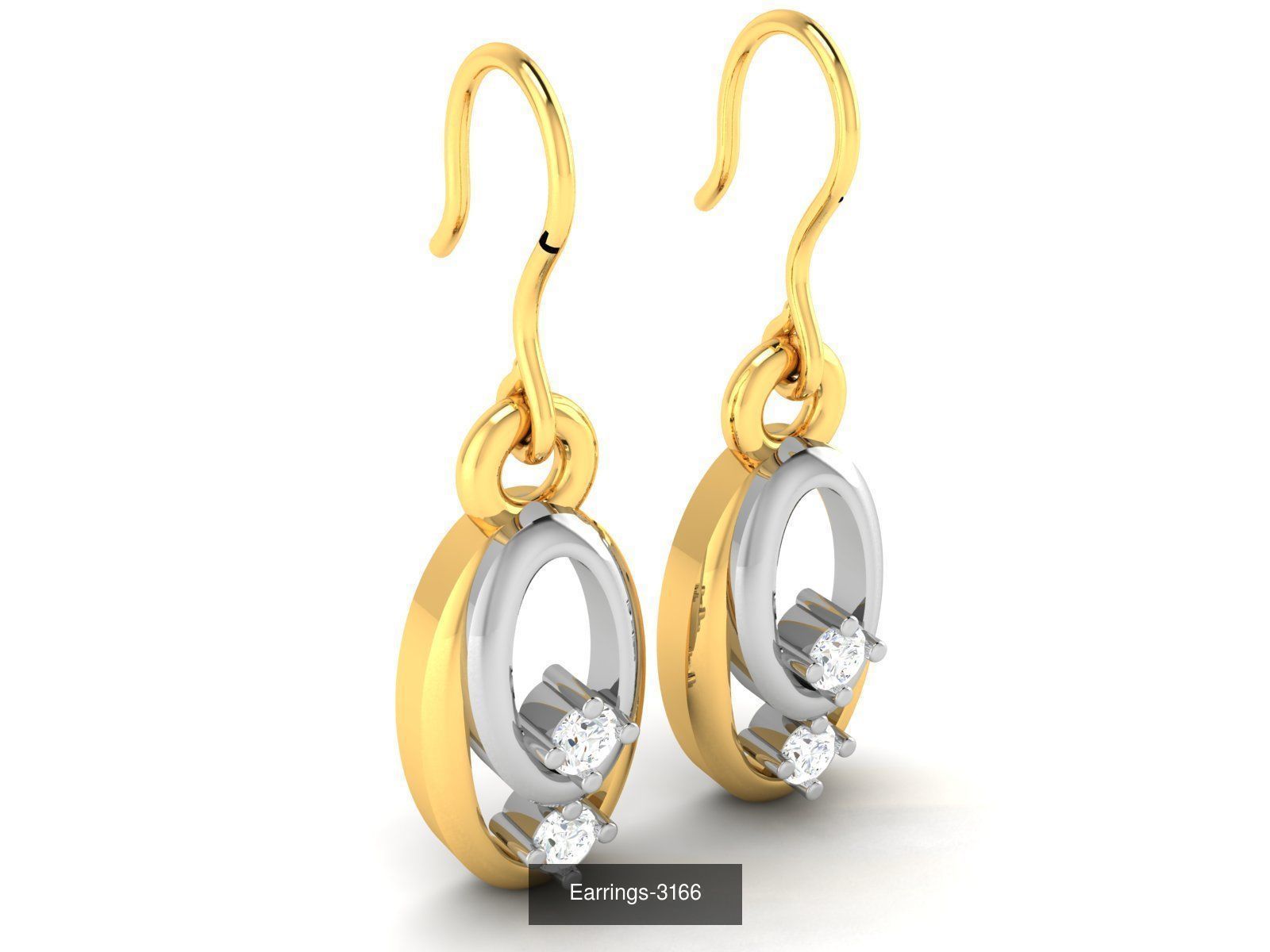 100 LIGHT WT EARRINGS  3D Model Collection_19